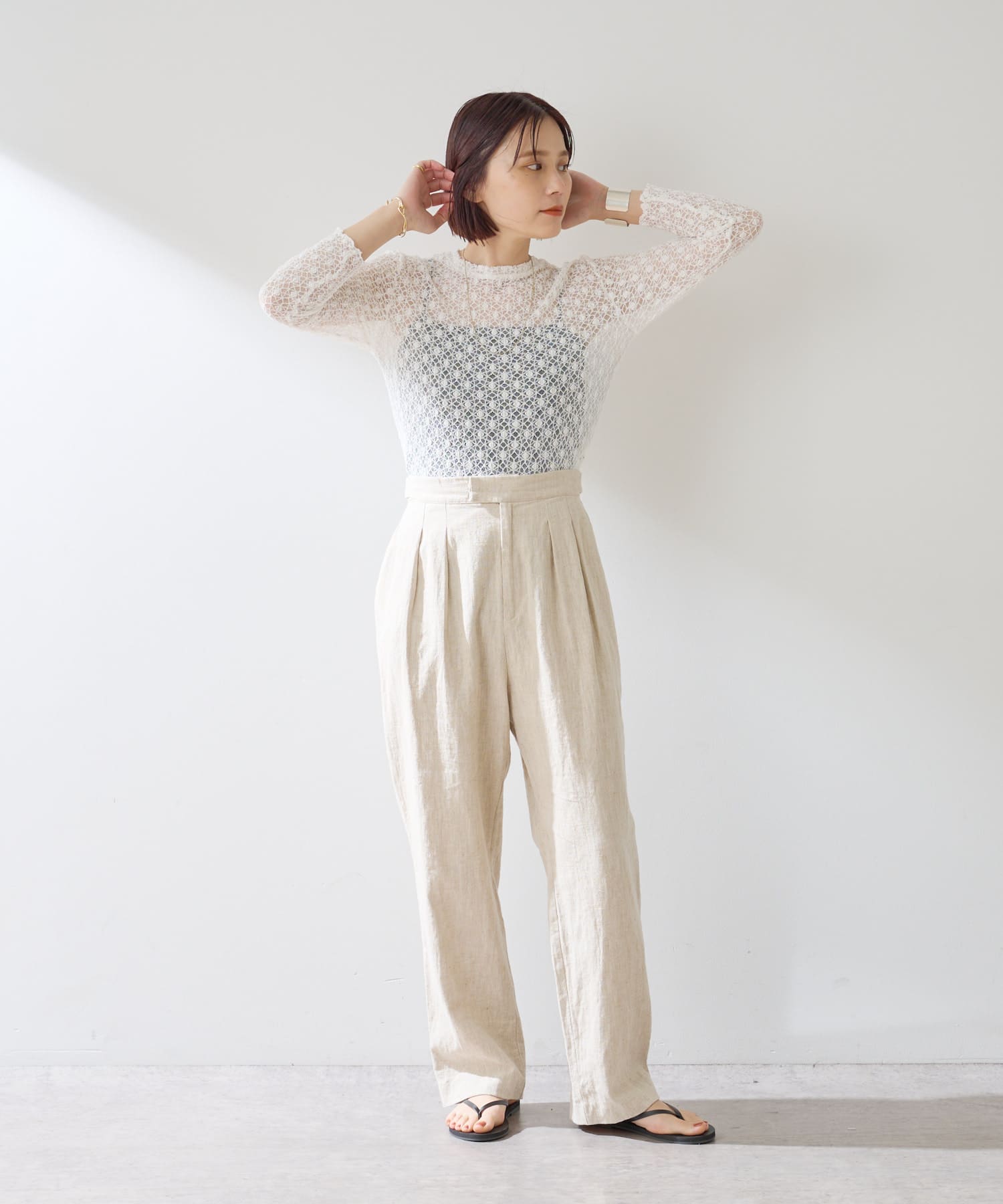 レースロングTシャツ | Omekashi(オメカシ)レディース | PAL CLOSET 