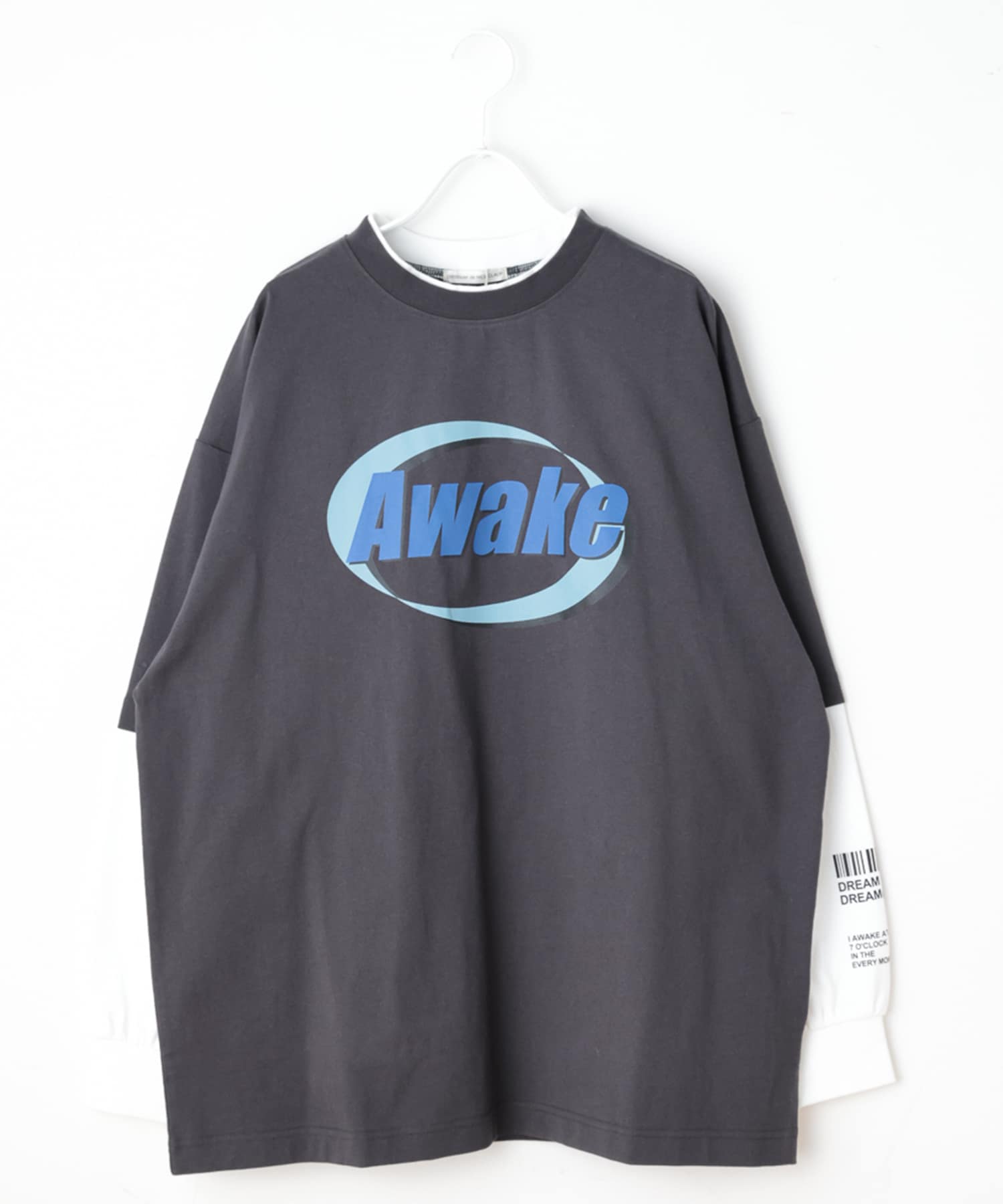 NICE CLAUP / OLIVE des OLIVE OUTLET(ナイスクラップ  / オリーブ デ オリーブ アウトレット) 重ね着風カジュアルロンT