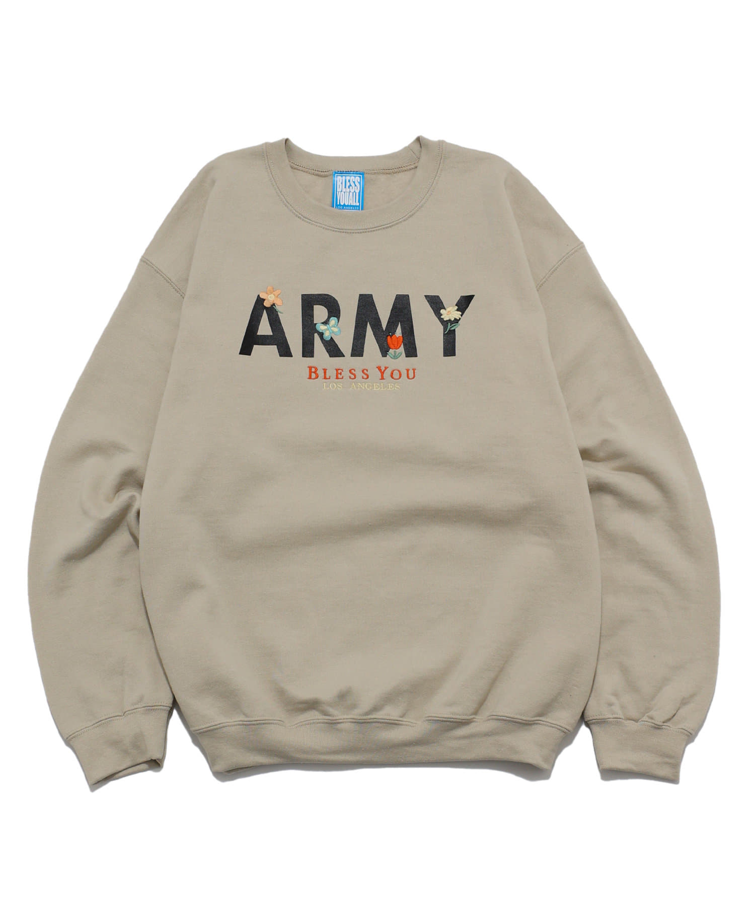 OUTLET(アウトレット) 【WHO'S WHO gallery】フラワーARMYクルースウェット
