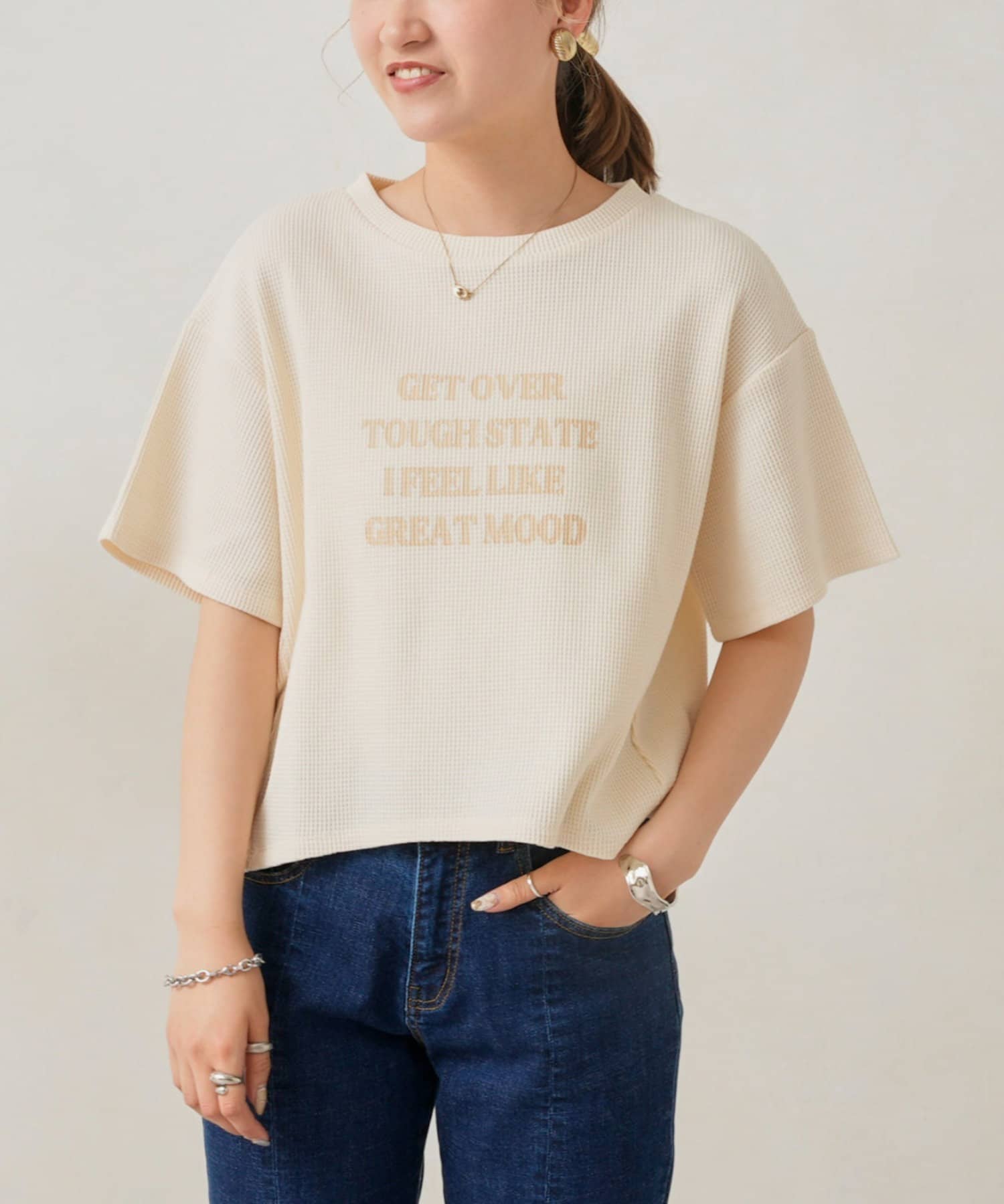 ワッフルロゴT | Chez toi(シェトワ)レディース | PAL CLOSET