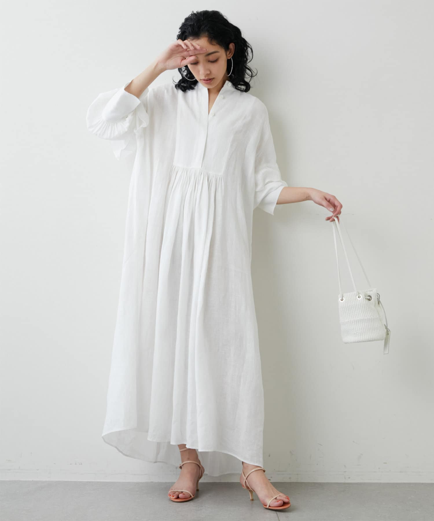 フレンチリネンワンピース Whim Gazette ウィム ガゼット レディース Pal Closet パルクローゼット パルグループ公式ファッション通販サイト