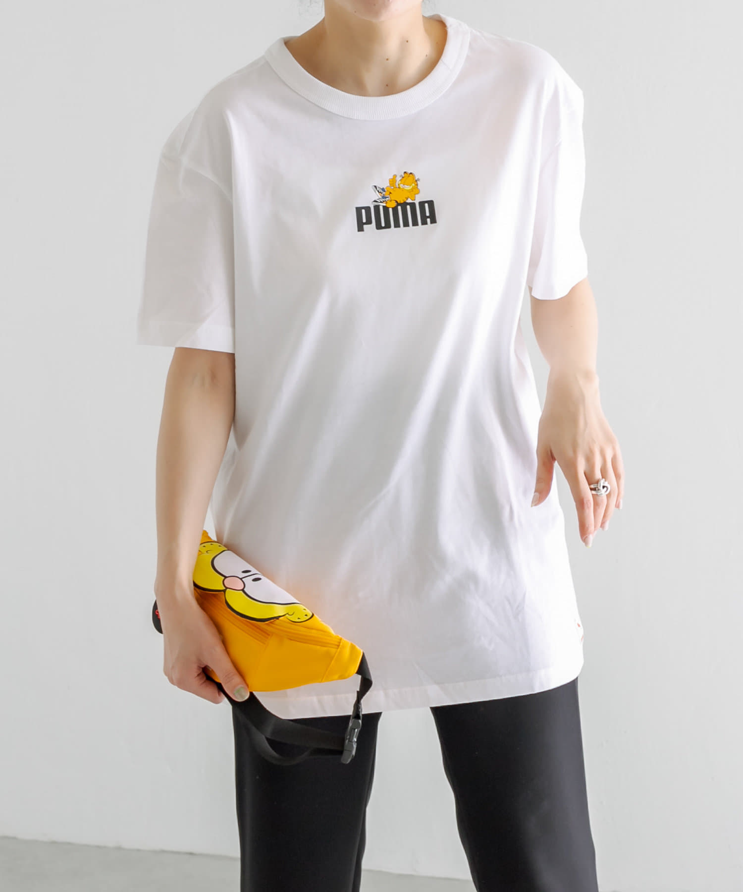 ear PAPILLONNER(イア パピヨネ) PUMA×GARFIELD (ガーフィールド)Tシャツ
