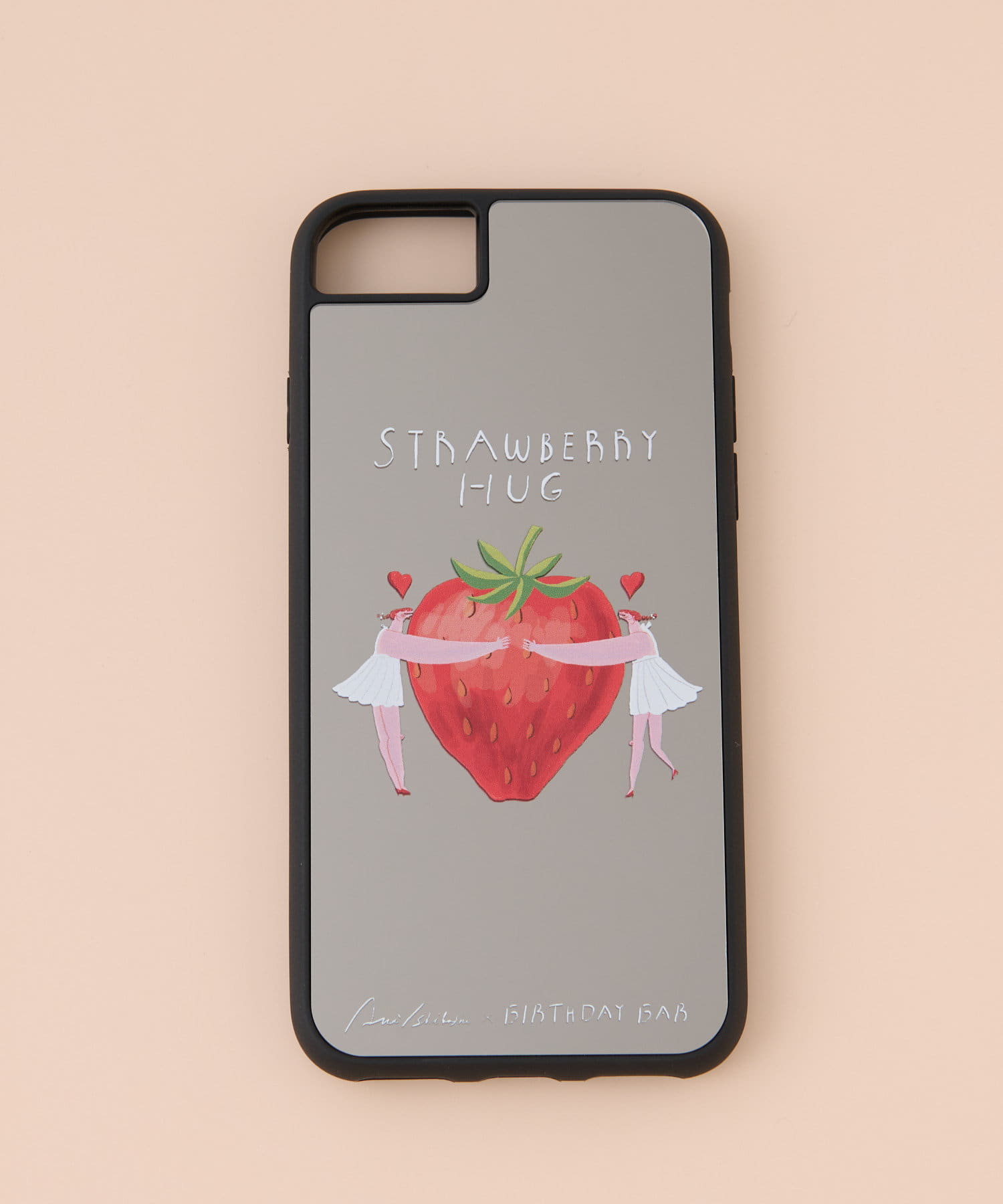 BIRTHDAY BAR(バースデイバー) 【Aki Ishibashi アキ イシバシ】iPhoneミラーケース イチゴ