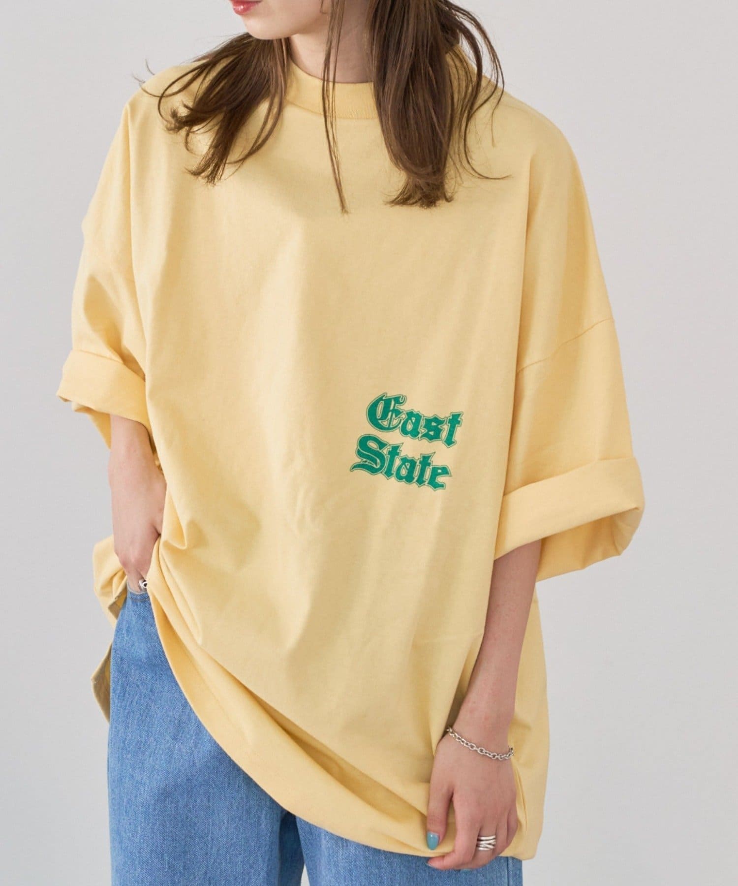 Kastane - I_am | balloon puff sleeve | 新品未使用タグ付き WHIMSIC】EAST STATE BIG TEE | Kastane(カスタネ)レディース