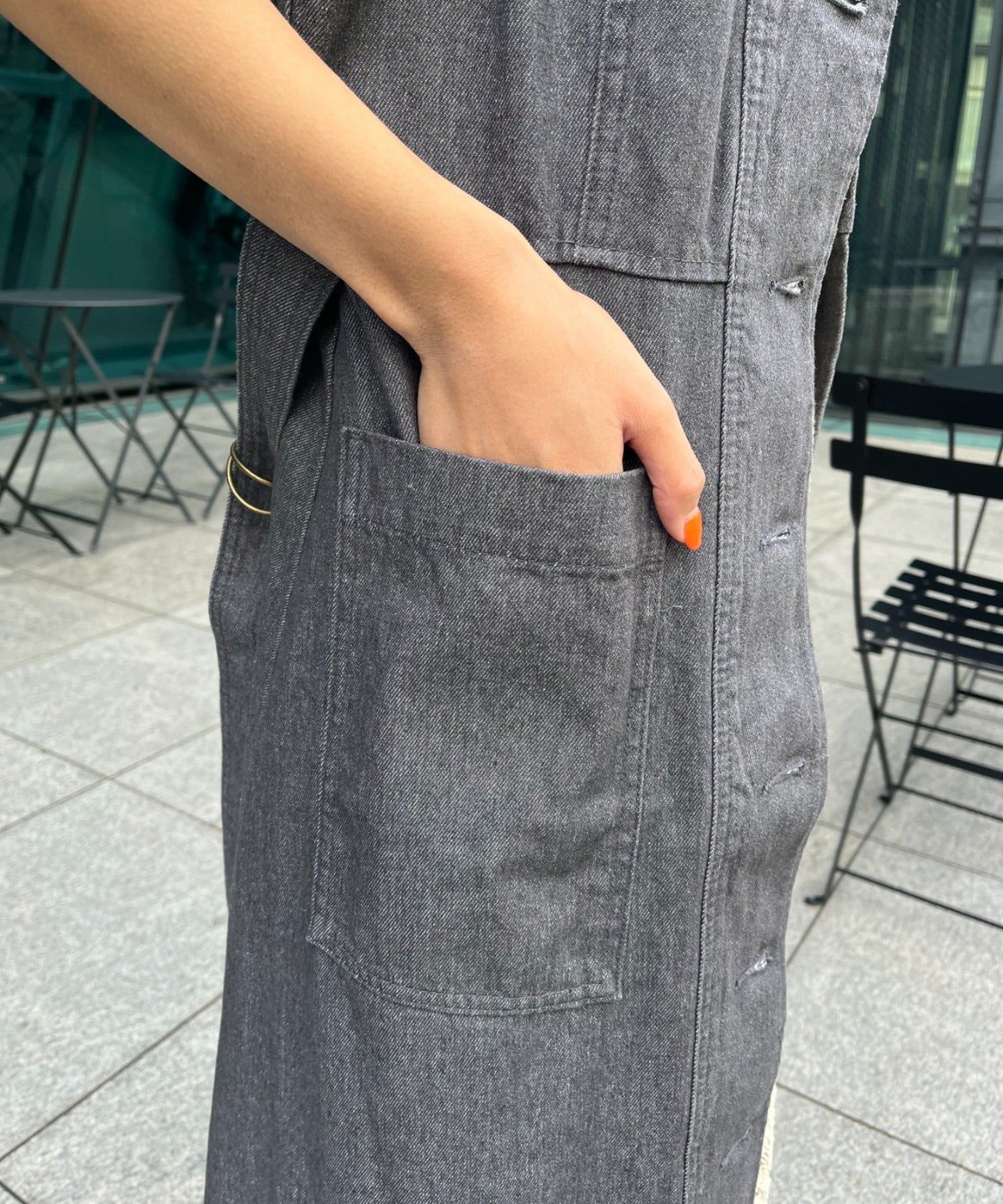 2WAY仕様、デニムジレワンピース | CIAOPANIC(チャオパニック ...