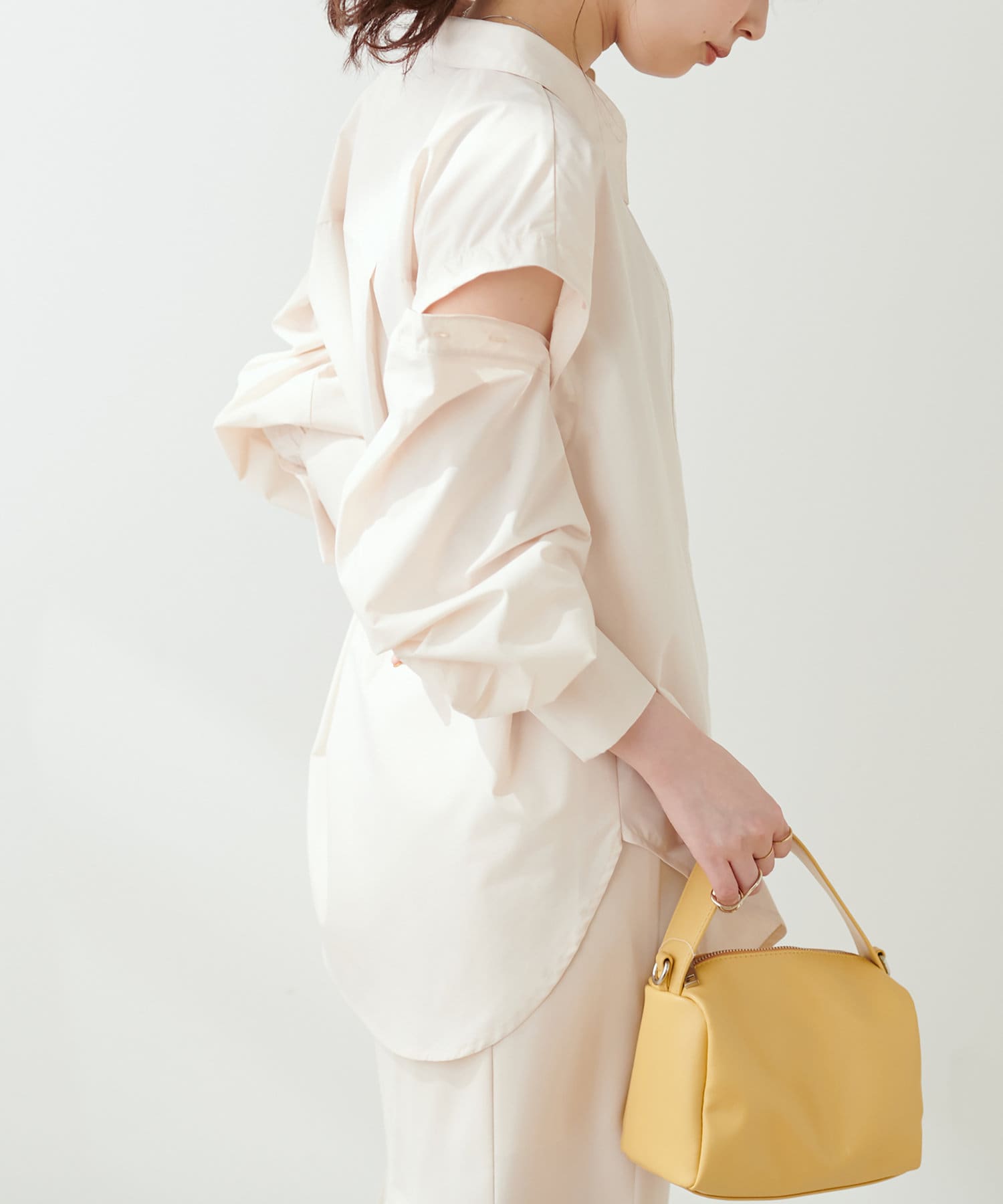 肩あきボリュームスリーブシャツ natural couture(ナチュラルクチュール)レディース PAL CLOSET(パルクローゼット) パルグループ公式ファッション通販サイト every very nice claup 肩あきボリュームスリーブシャツ