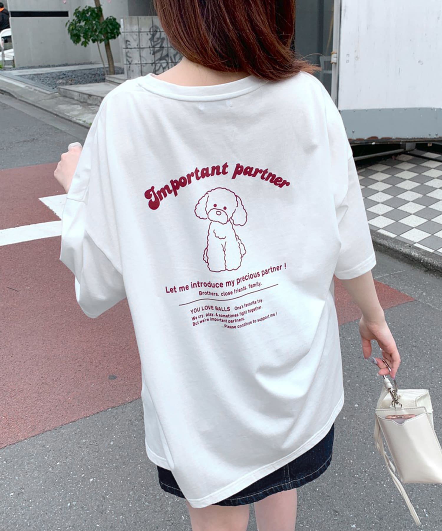 4dogsTシャツ | OLIVE des OLIVE(オリーブ デ オリーブ)レディース 