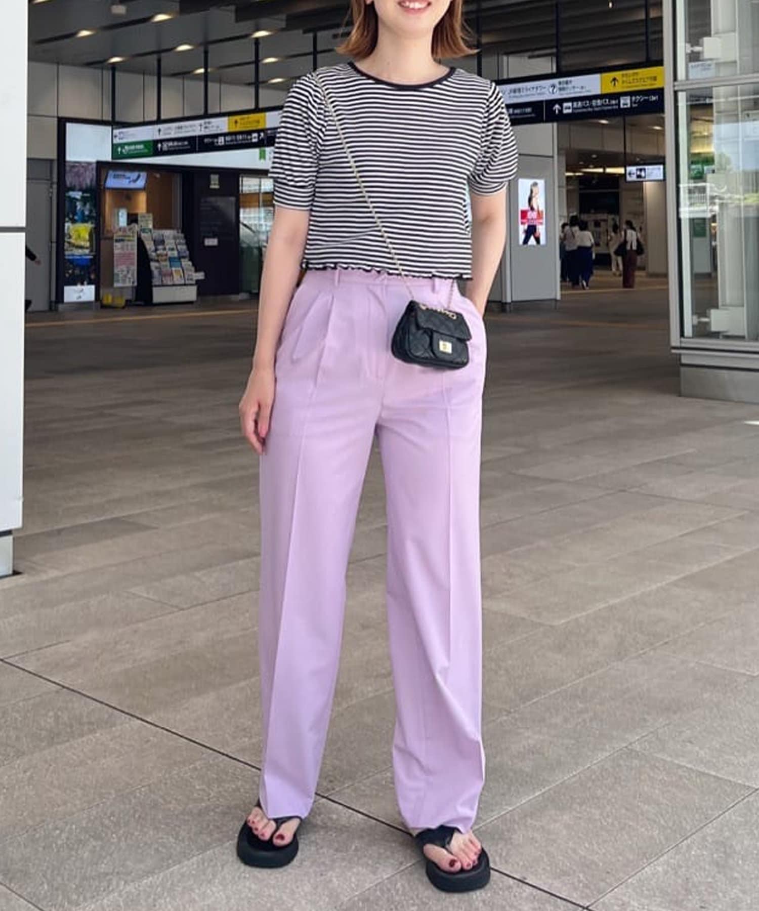 ハイウエストタックパンツ Shenery シーナリー レディース Pal Closet パルクローゼット パルグループ公式ファッション通販サイト