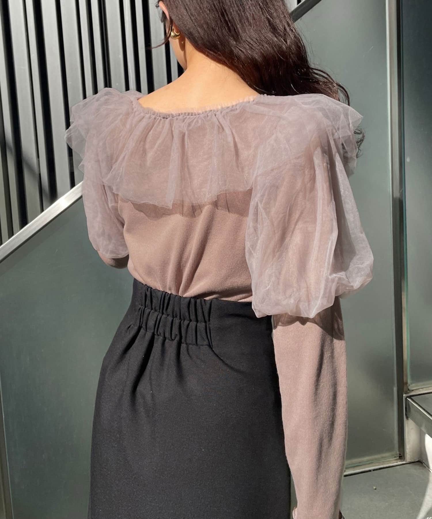 NICE CLAUP / OLIVE des OLIVE OUTLET(ナイスクラップ  / オリーブ デ オリーブ アウトレット) テレコチュールTops