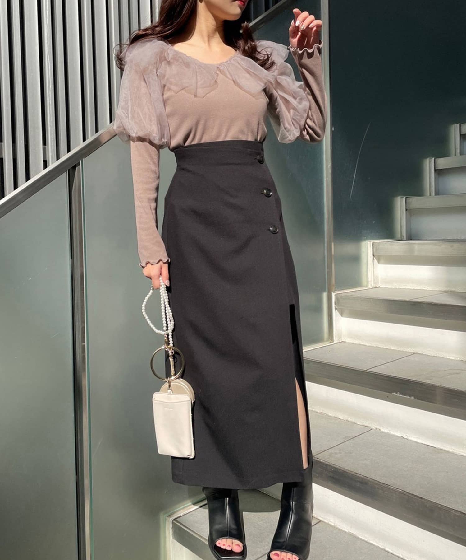 NICE CLAUP / OLIVE des OLIVE OUTLET(ナイスクラップ  / オリーブ デ オリーブ アウトレット) テレコチュールTops