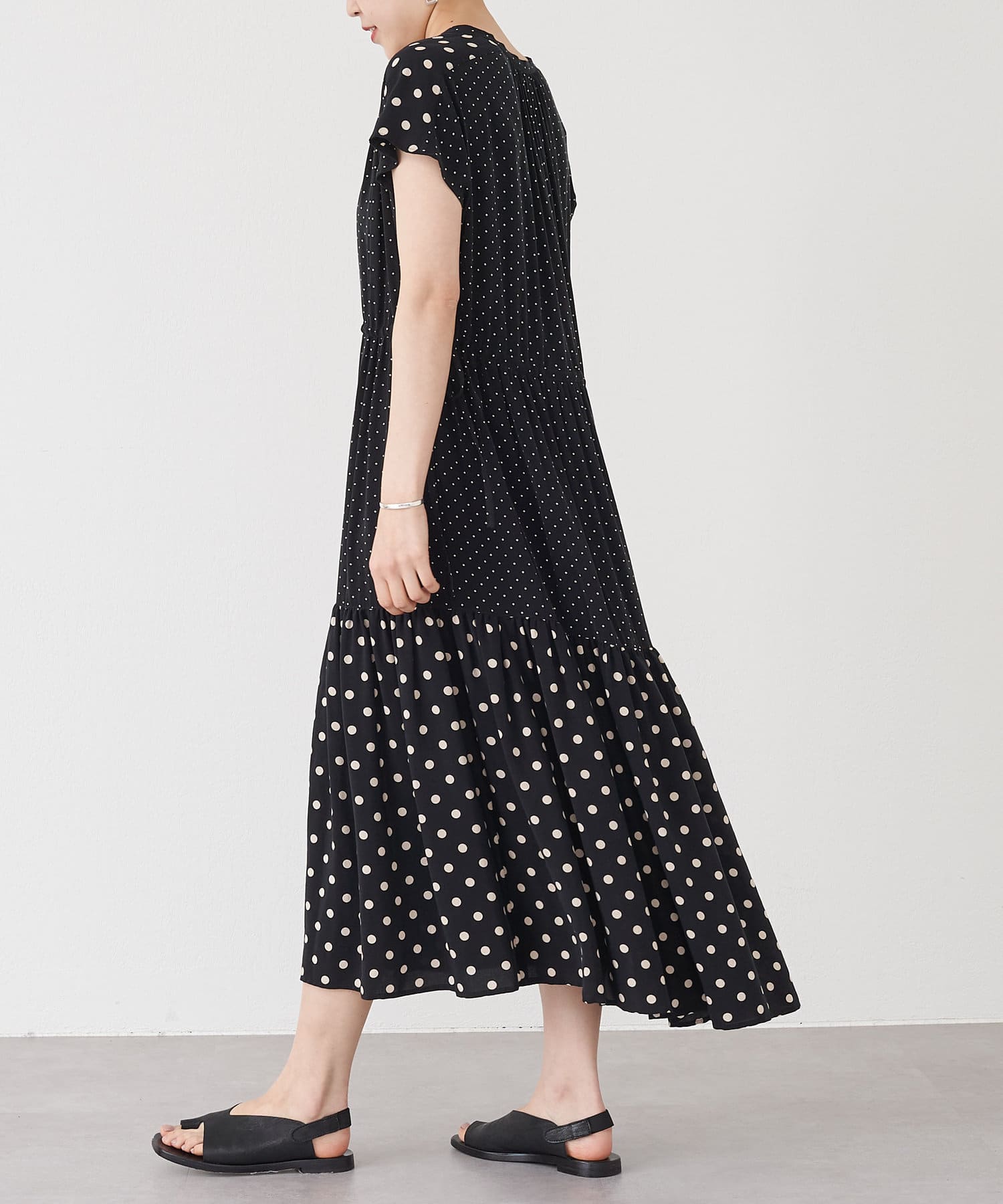 ドットコンビワンピース Beardsley ビアズリー レディース Pal Closet パルクローゼット パルグループ公式ファッション通販サイト