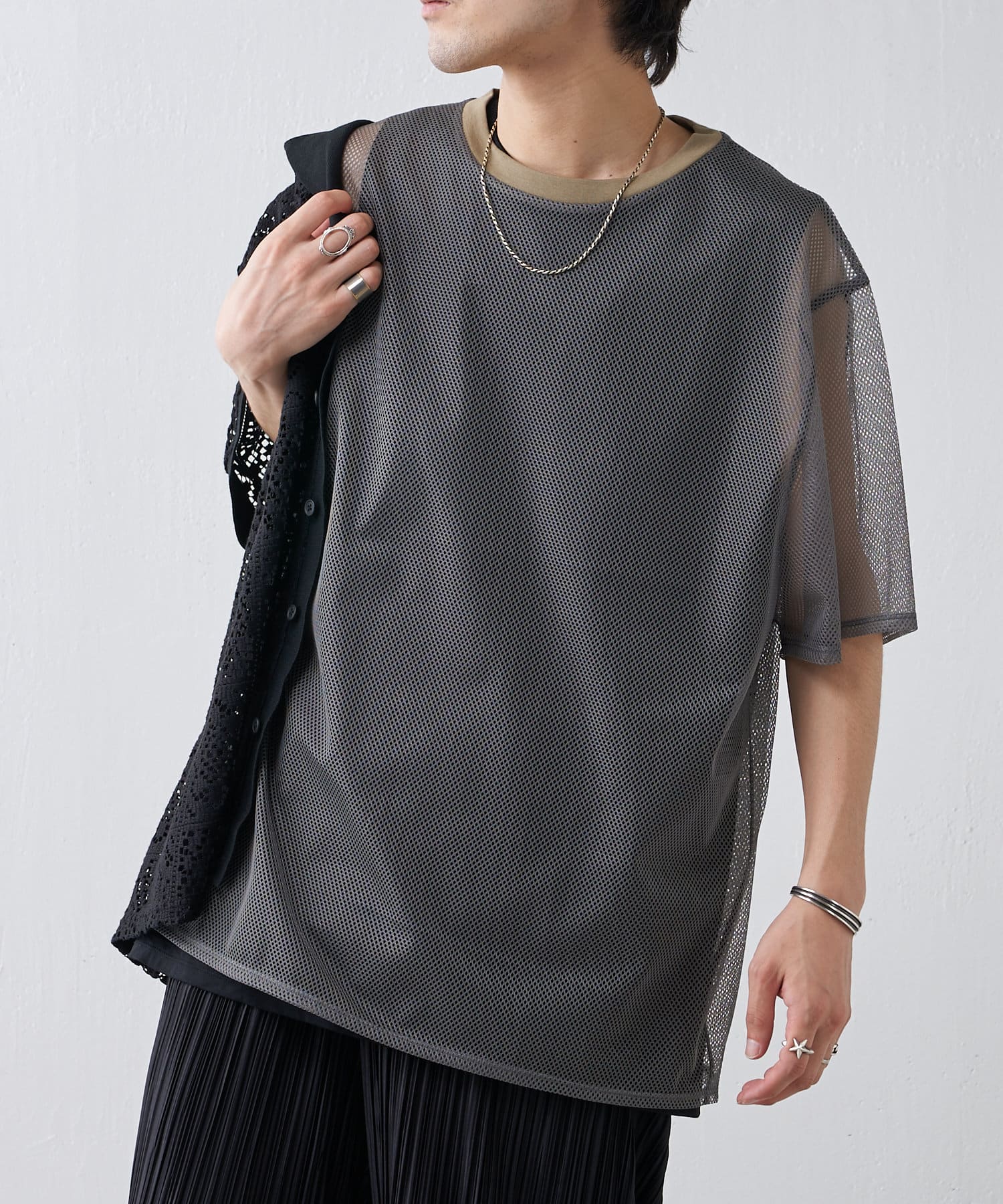 BIGメッシュTシャツ | Lui's(ルイス)メンズ | PAL CLOSET(パルクローゼット) - パルグループ公式ファッション通販サイト
