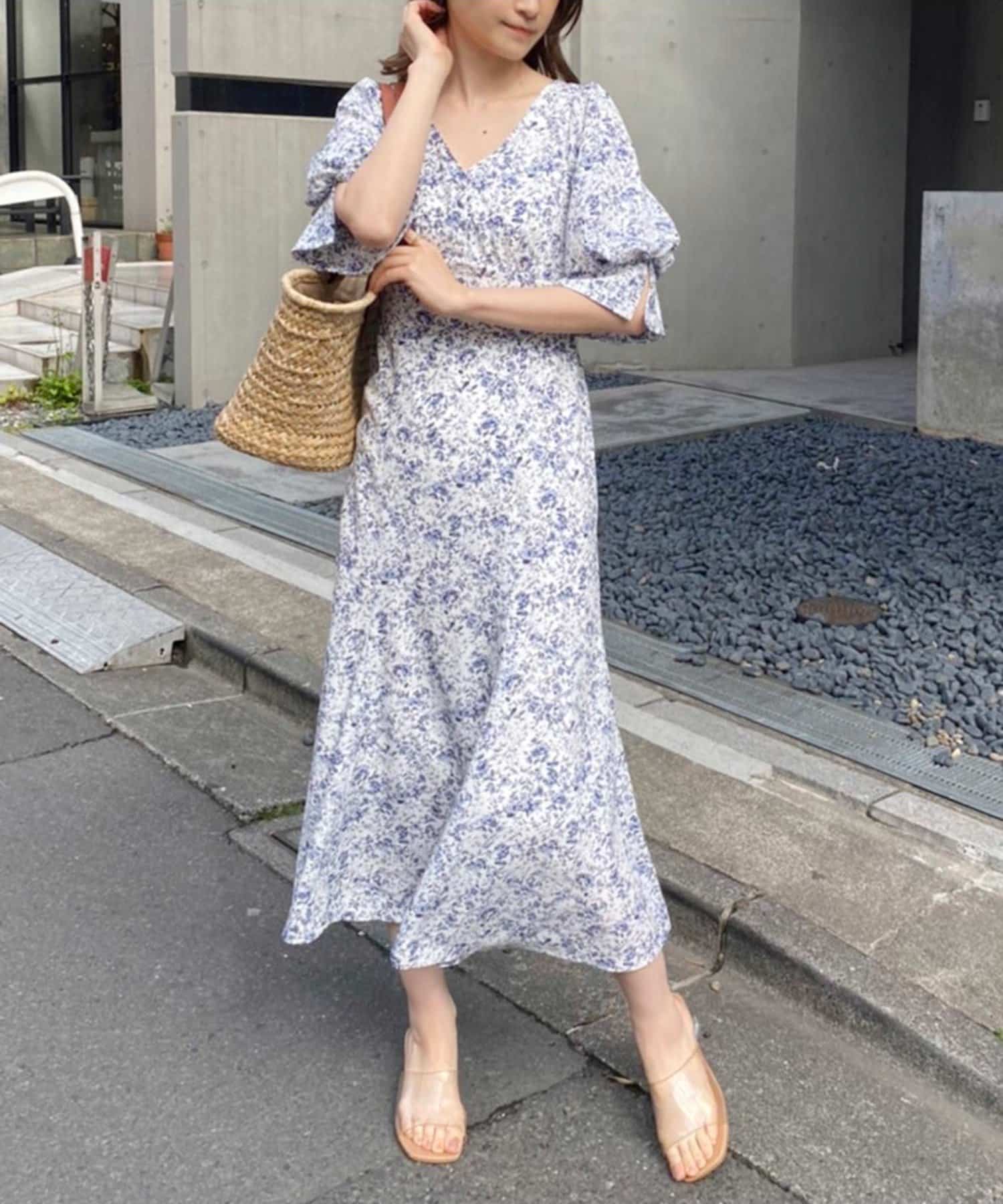 中華のおせち贈り物 ワンピース 花柄 夏服 改良型チャイナドレス ...