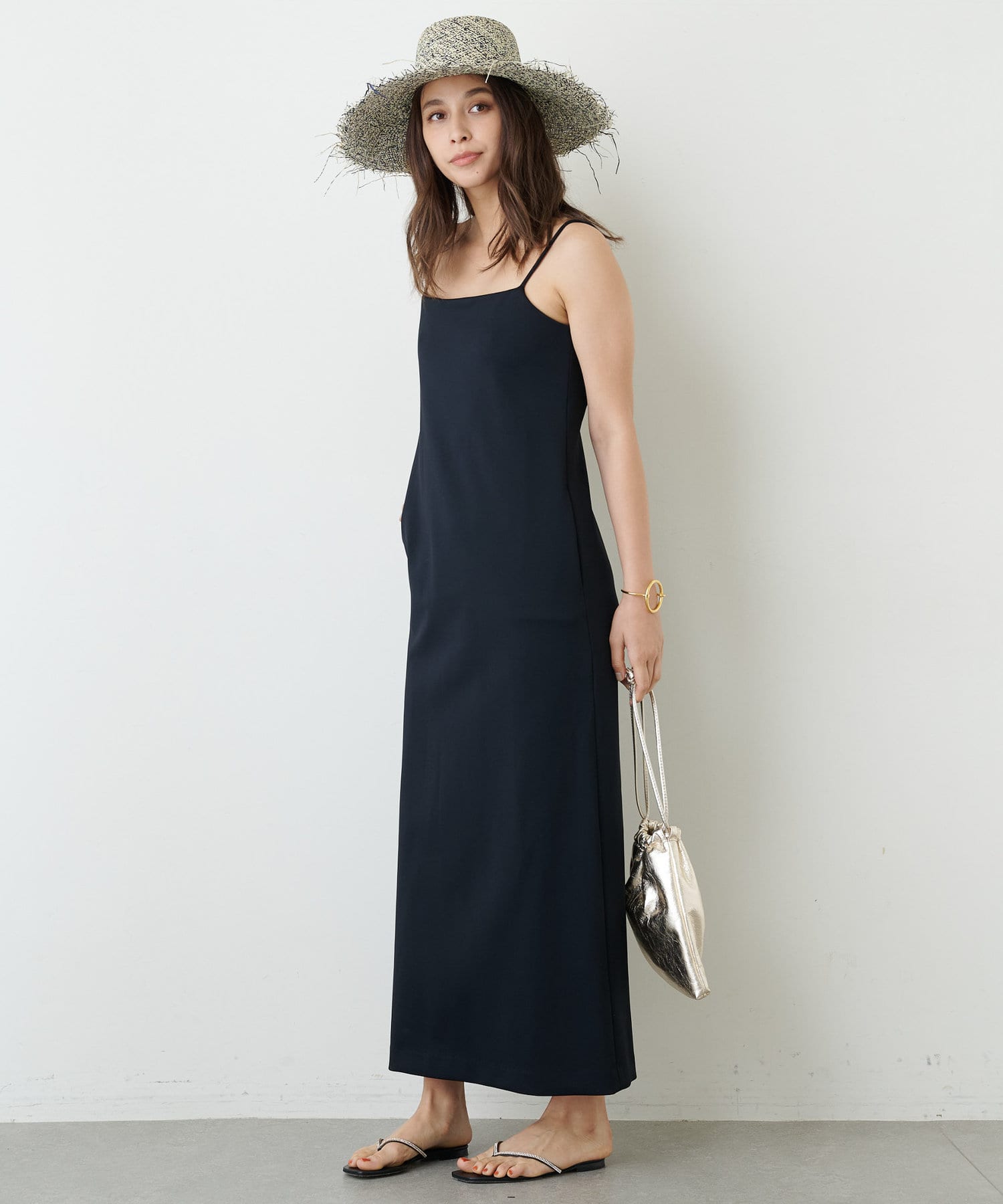 Whim Gazette 田丸麻紀コラボ リネンキャミワンピース