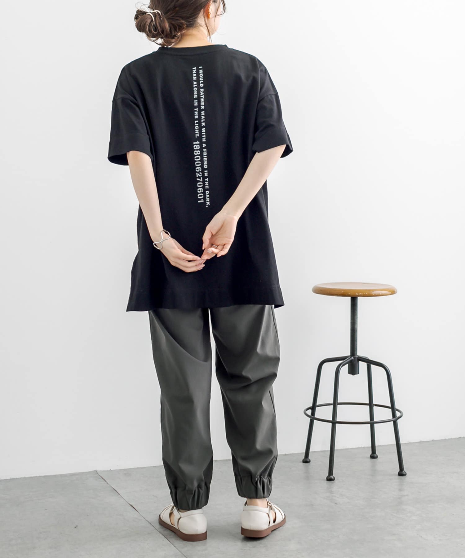 PUAL CE CIN(ピュアルセシン) 刺繍×プリントTシャツ