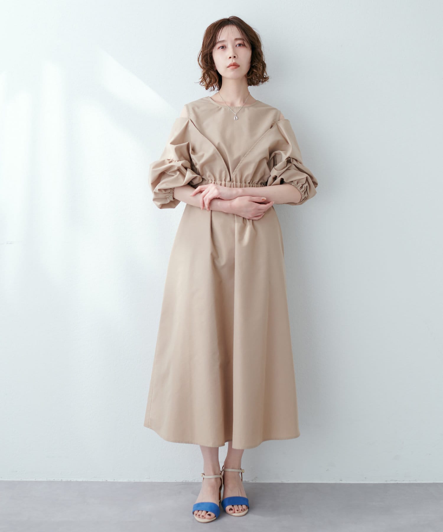 Web限定 アンサンブルカラーワンピース Natural Couture ナチュラルクチュール レディース Pal Closet パルクローゼット パルグループ公式ファッション通販サイト