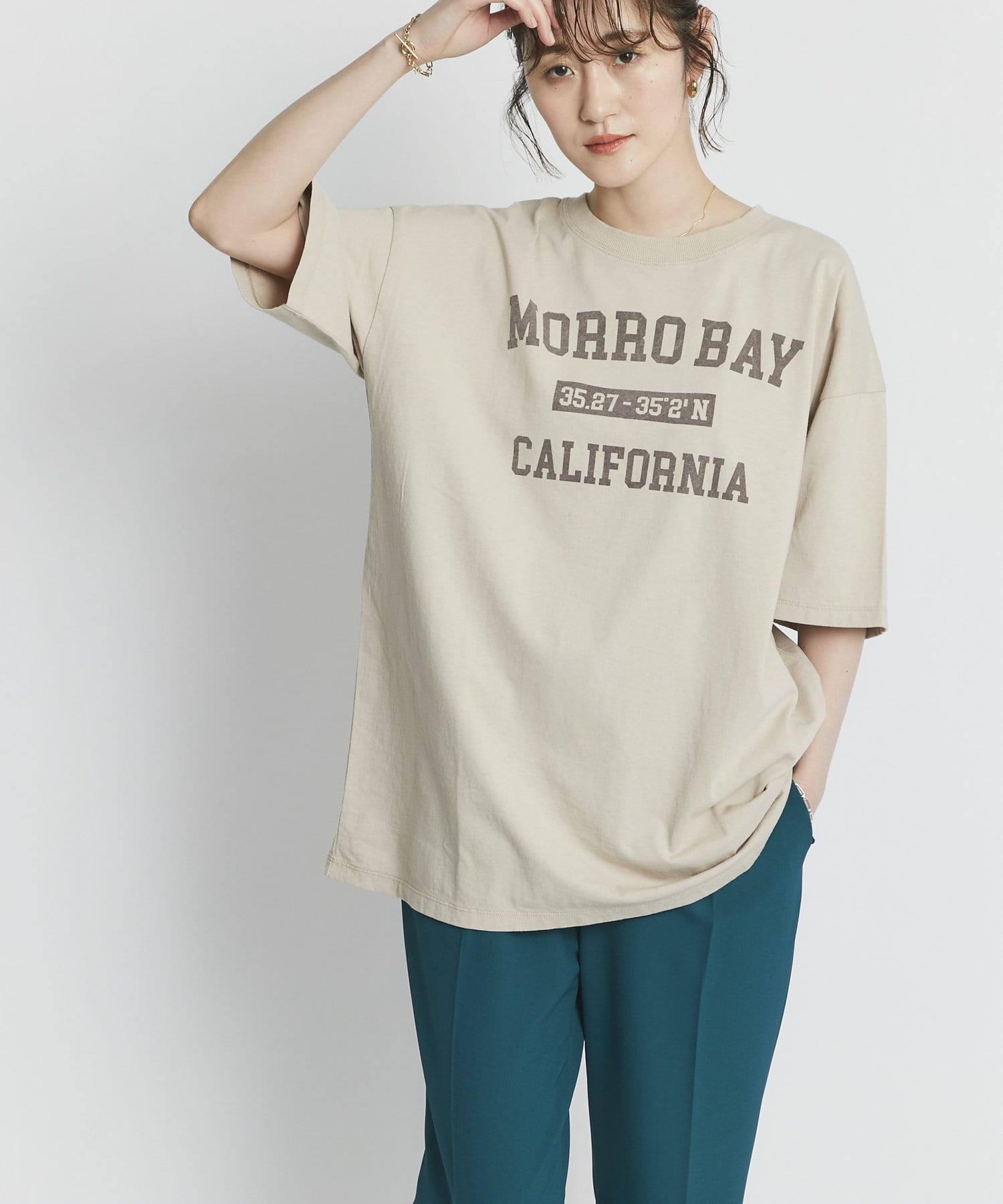 リラクシーなサイズ感 Morro Bayオーバーtシャツ Outlet Premium アウトレット プレミアム レディース Pal Closet パルクローゼット パルグループ公式ファッション通販サイト