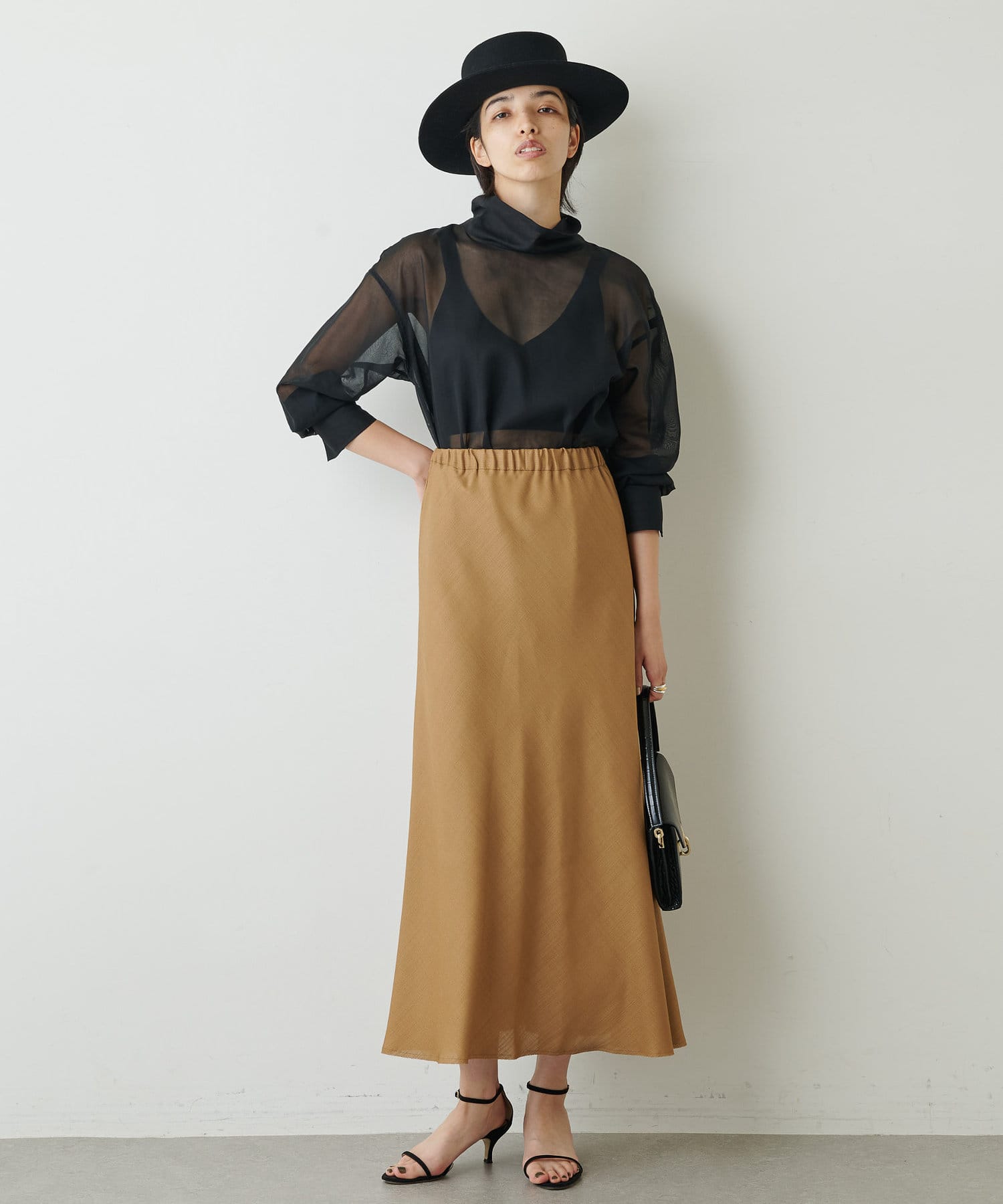 【週末限定価格】Whim Gazette リネン混ロングワンピース ロングワンピース 激安クーポン