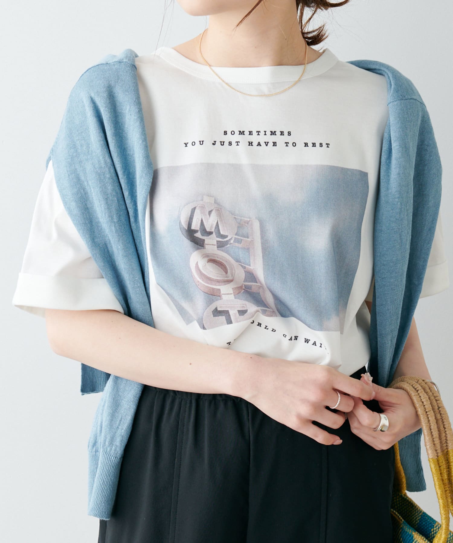 フォトプリントシルケットTシャツ | PUAL CE CIN(ピュアルセシン