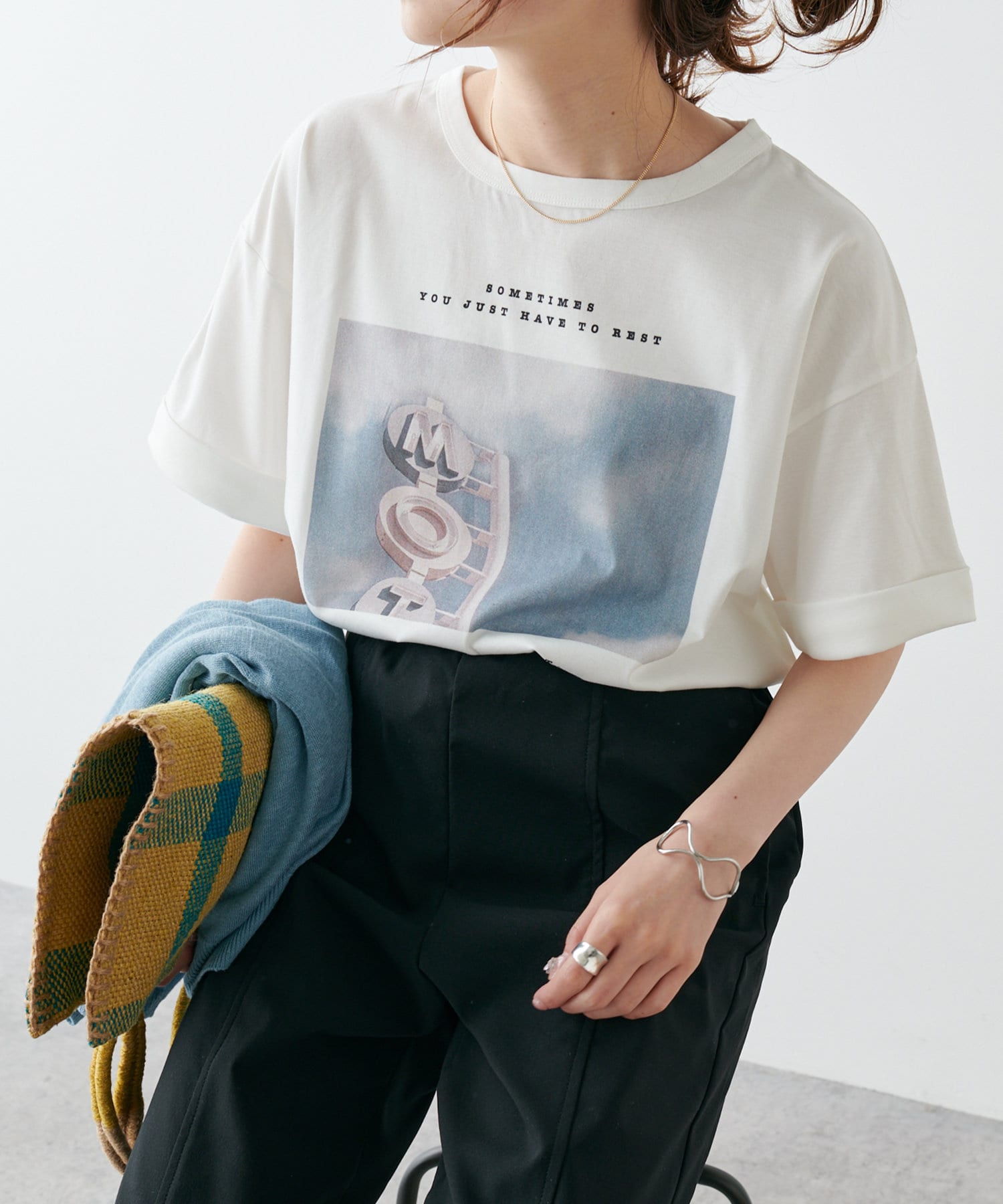 フォトプリントシルケットTシャツ | pual ce cin(ピュアルセシン