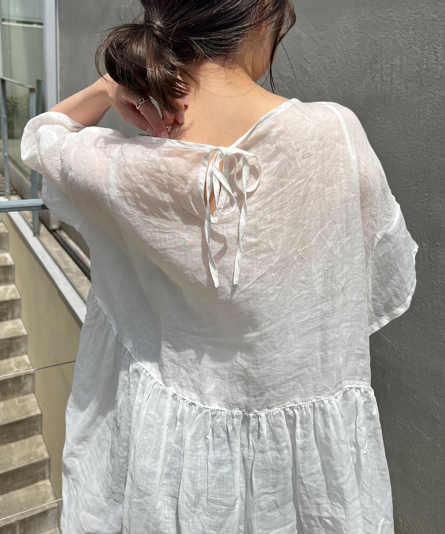 Web限定 ラミー後ろリボンブラウス Pual Ce Cin ピュアルセシン レディース Pal Closet パルクローゼット パルグループ公式ファッション通販サイト