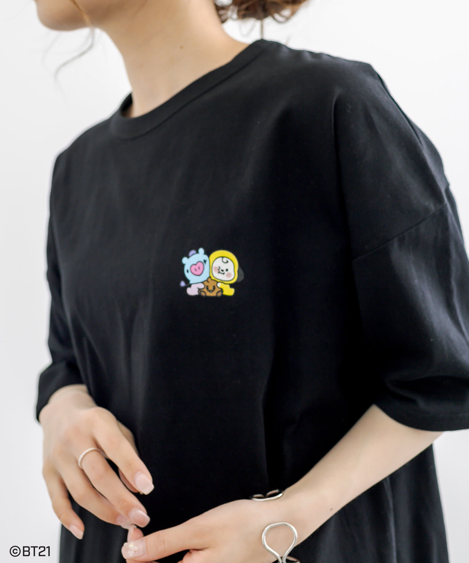 PUAL CE CIN(ピュアルセシン) 【BT21】BABYプリントTシャツ
