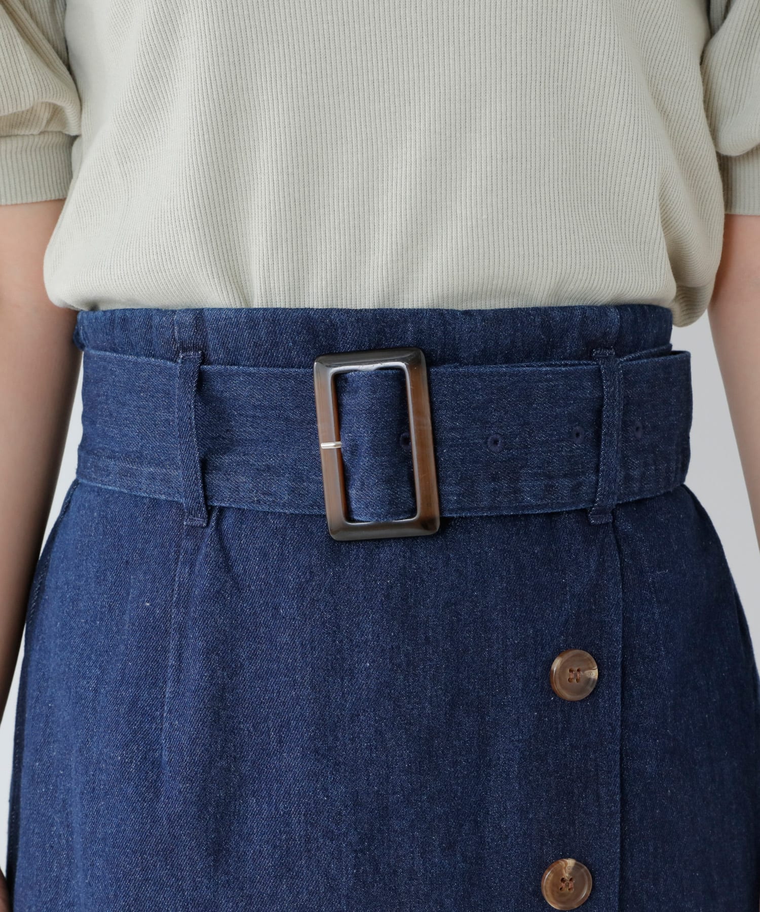 NICE CLAUP / OLIVE des OLIVE OUTLET(ナイスクラップ  / オリーブ デ オリーブ アウトレット) ヘルシースリット入りスカート