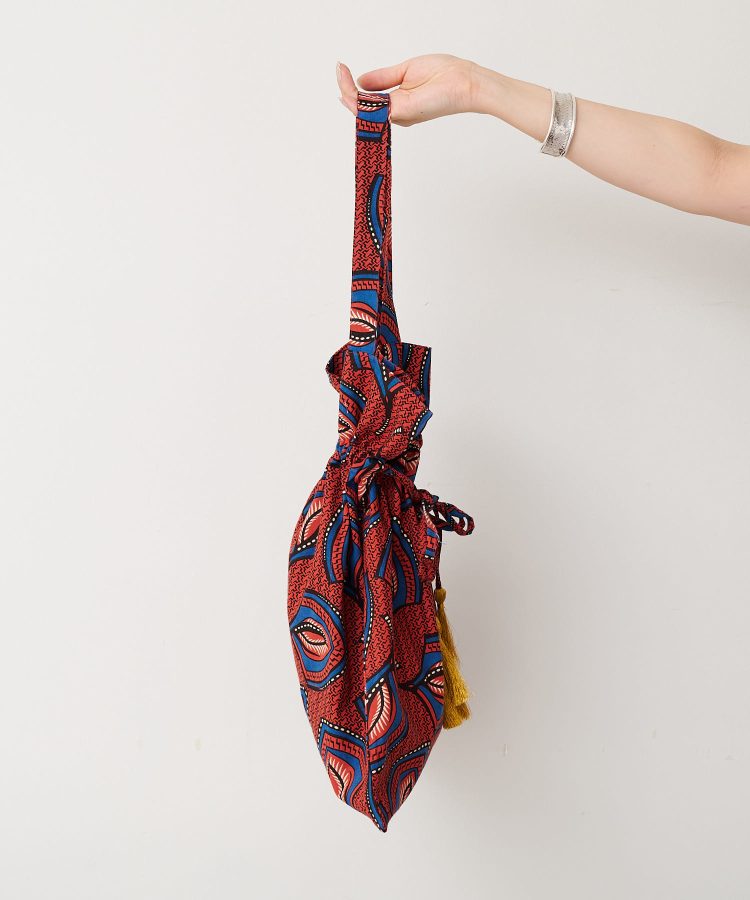 アフリカ柄巾着バッグ | Pal collection(パルコレクション)レディース 