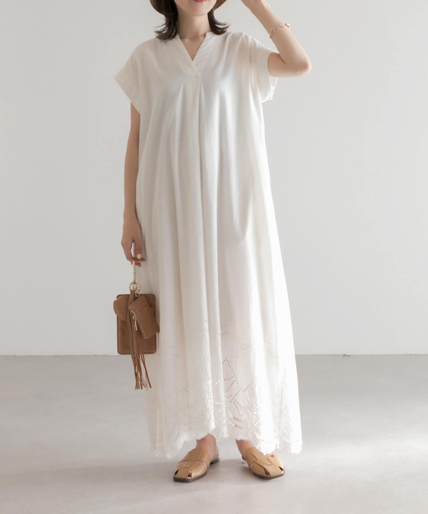 Web限定 裾レースワンピース Collage Gallardagalante コラージュ ガリャルダガランテ レディース Pal Closet パルクローゼット パルグループ公式ファッション通販サイト