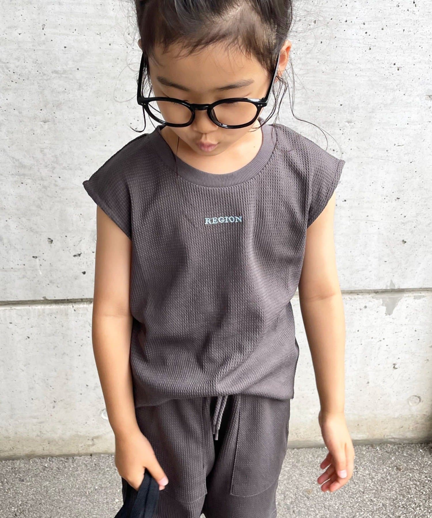 Kids ワッフルロゴ刺繍タンクトップ Ciaopanic Typy チャオパニックティピー キッズ Pal Closet パルクローゼット パルグループ公式ファッション通販サイト