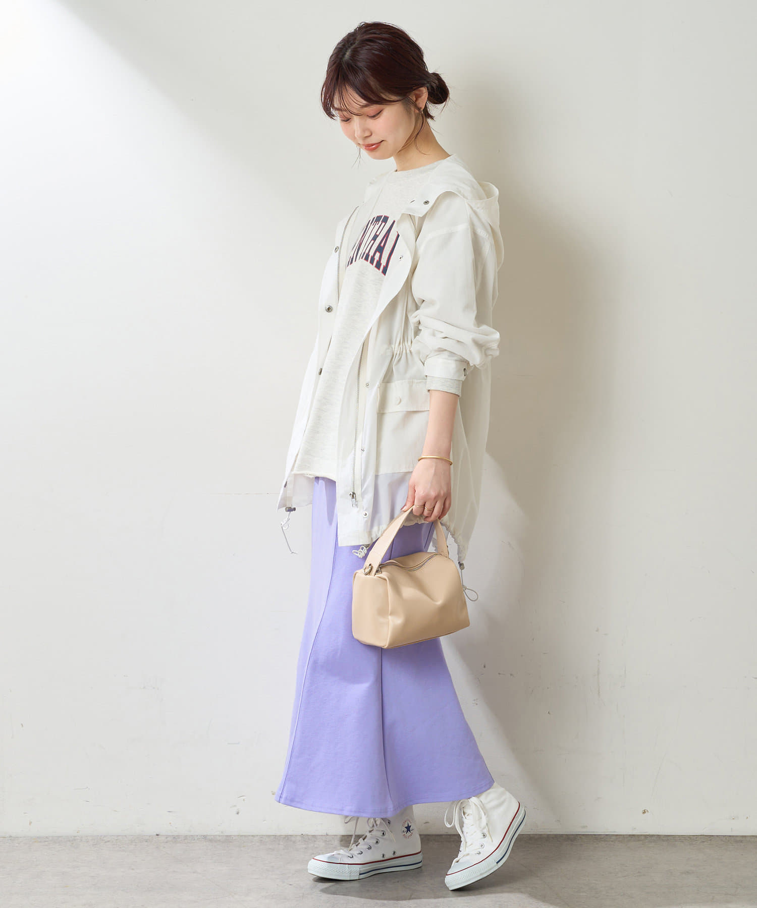 NICE CLAUP / OLIVE des OLIVE OUTLET(ナイスクラップ  / オリーブ デ オリーブ アウトレット) 【natural couture】カットソーマーメイドスカート