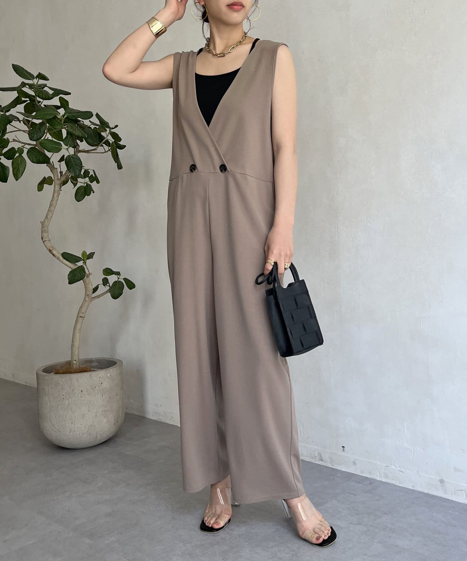 palavaオールインワン　12 フロントボタンオールインワン | prose verse(プロズヴェール