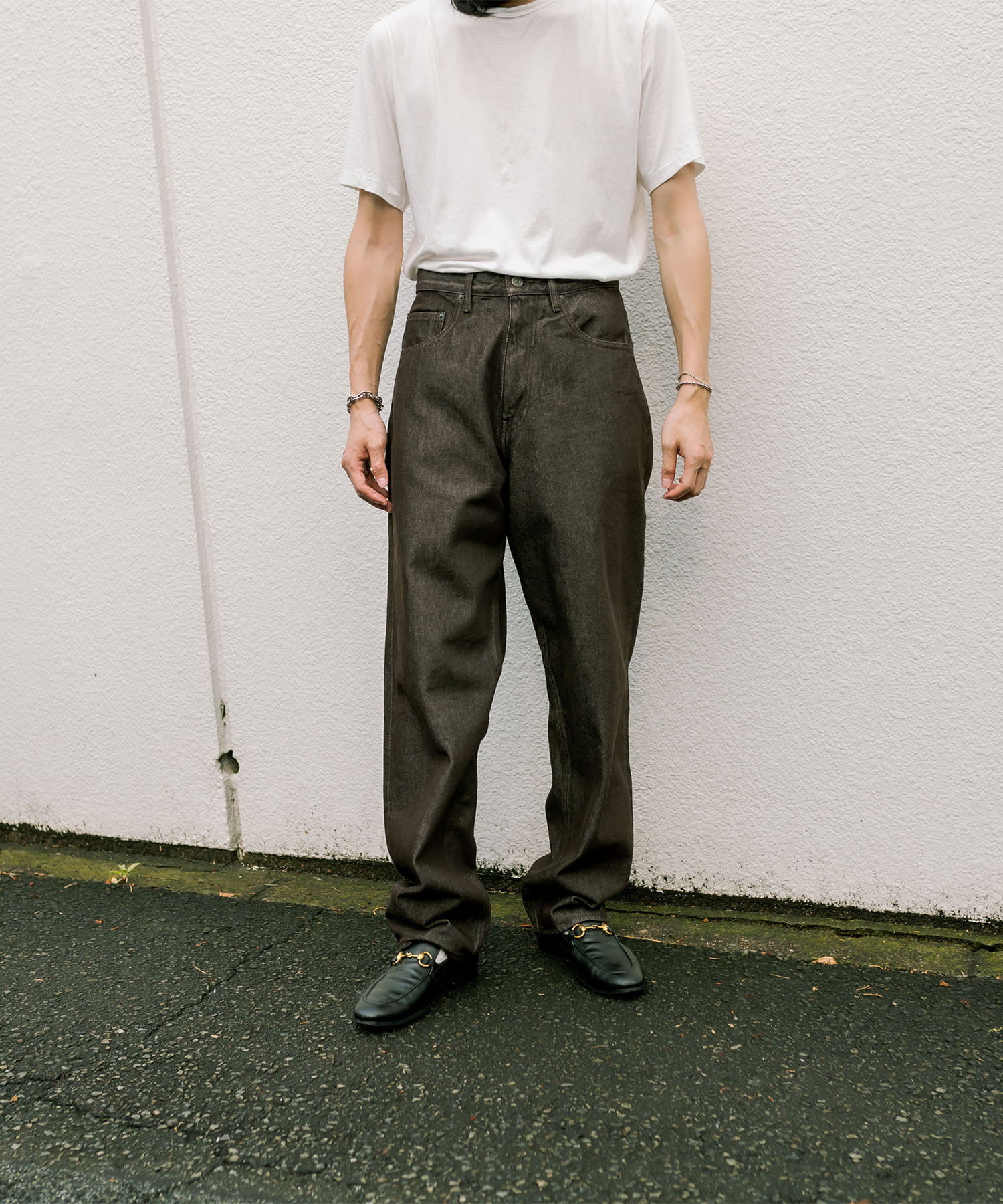 コンビニ受取対応商品 AURALEE HARD TWIST DENIM 5P PANTS 25