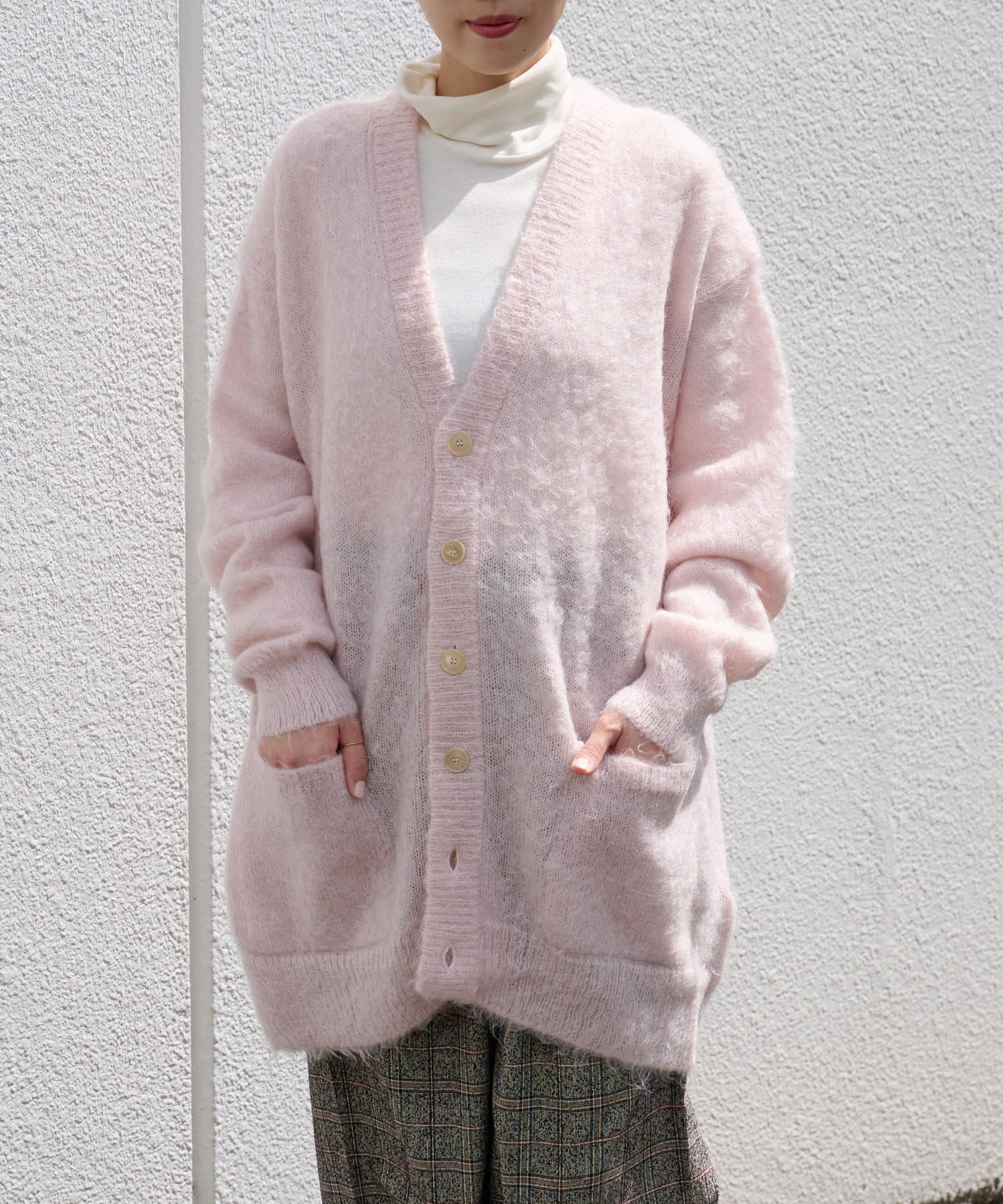 AURALEE / KID MOHAIR LOMG CARDIGAN | BLOOM&BRANCH(ブルームアンド