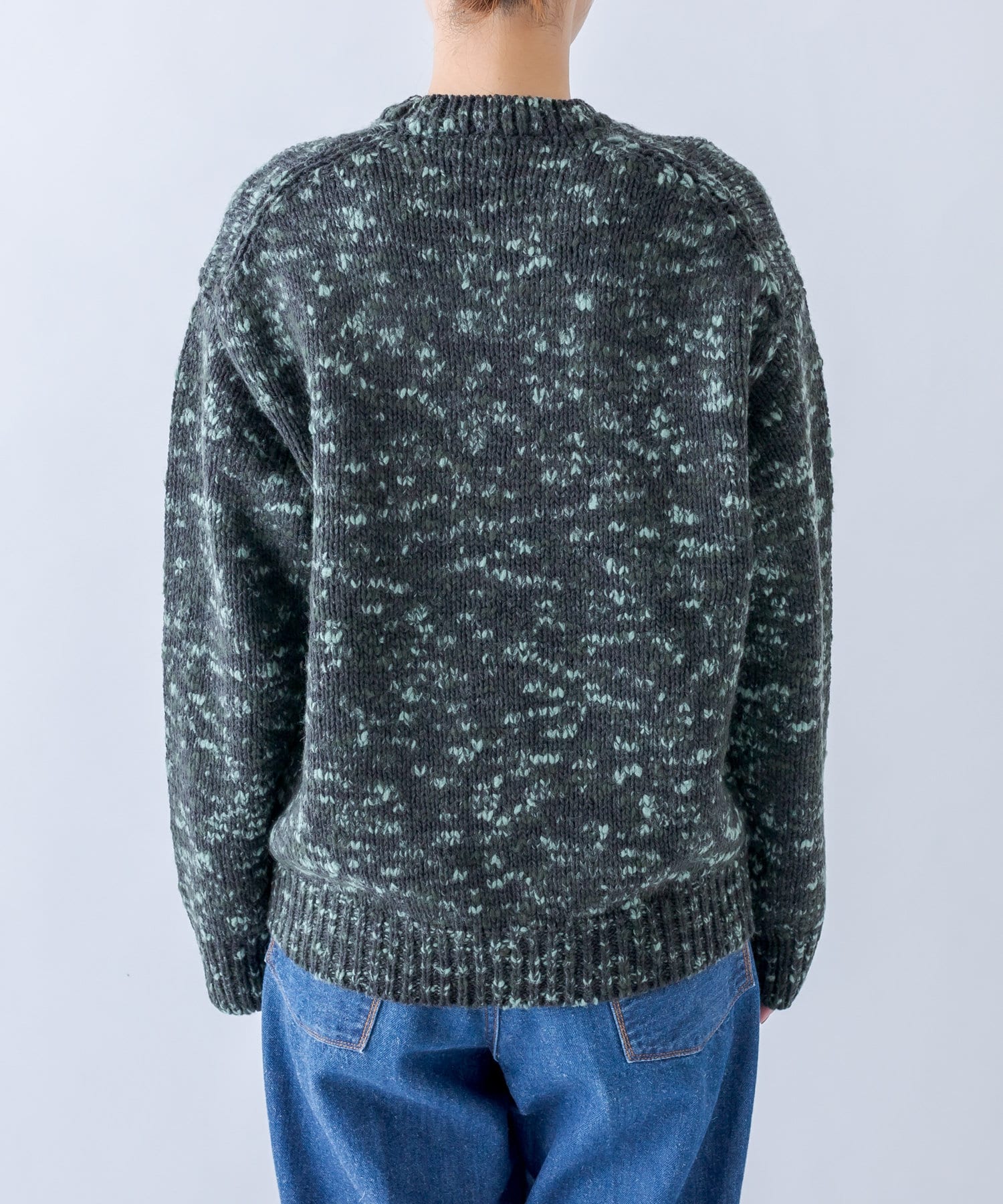【特別価格】AURALEE WOOL MIX SLUB YARN KNIT AURALEE】 WOOL MIX COLOR SLUB YARN KNIT P/O A22AP01MS