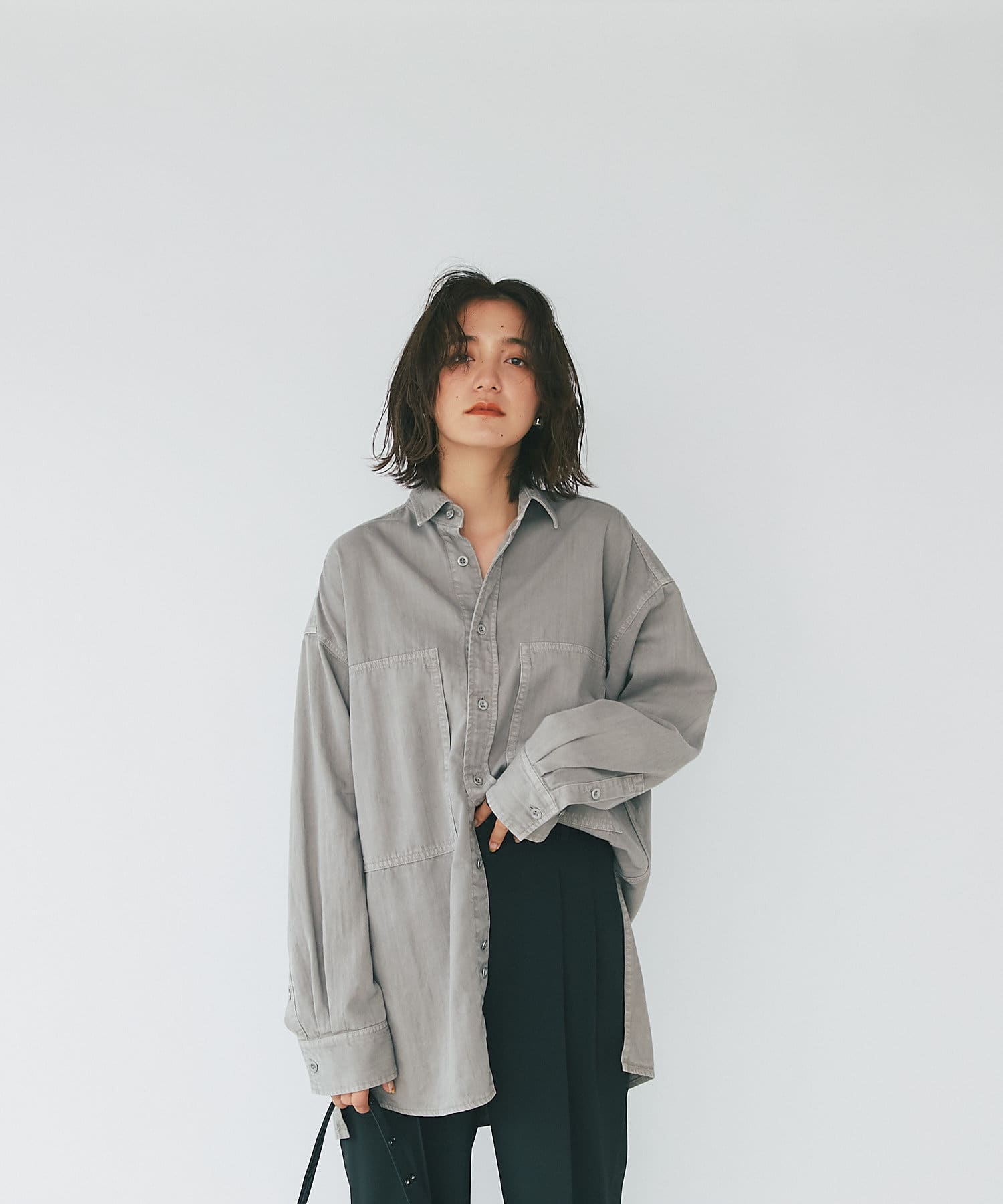 YANUK(ヤヌーク)】WorkShirts MGY | RIVE DROITE(リヴドロワ