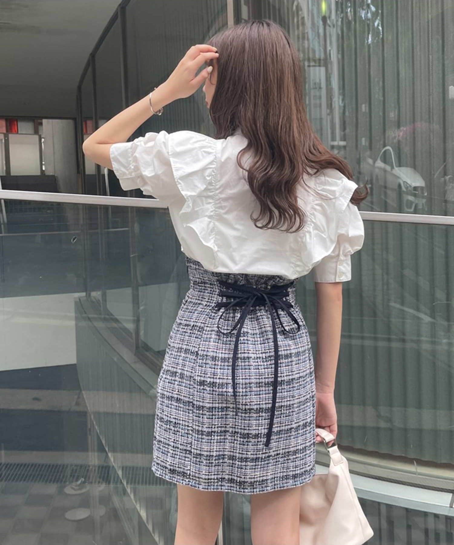 はメーカー⅝ ルーズフィットリンクルカラーブラウスp2 : レディース服 しています