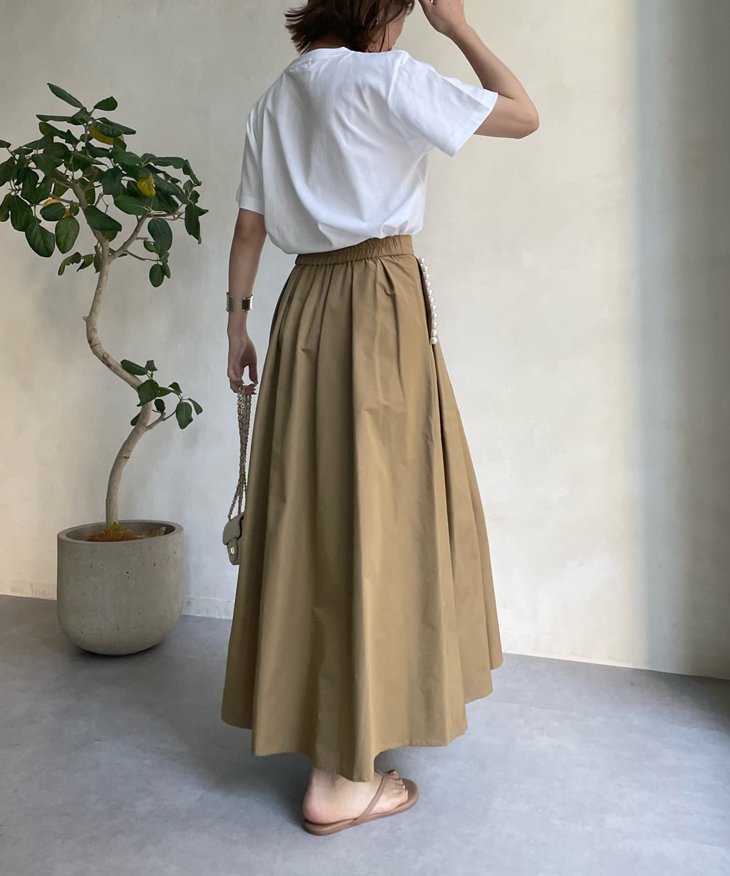 DOUDOU パール付きスカート パール付きスカート | DOUDOU(ドゥドゥ)レディース | PAL CLOSET