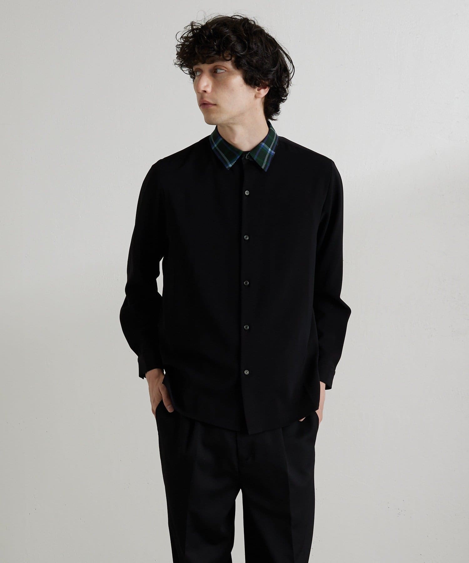 luis ルイス　ロングシャツ　オーバーサイズシャツ　シャツ　ストラップシャツ シャツ 売り最安