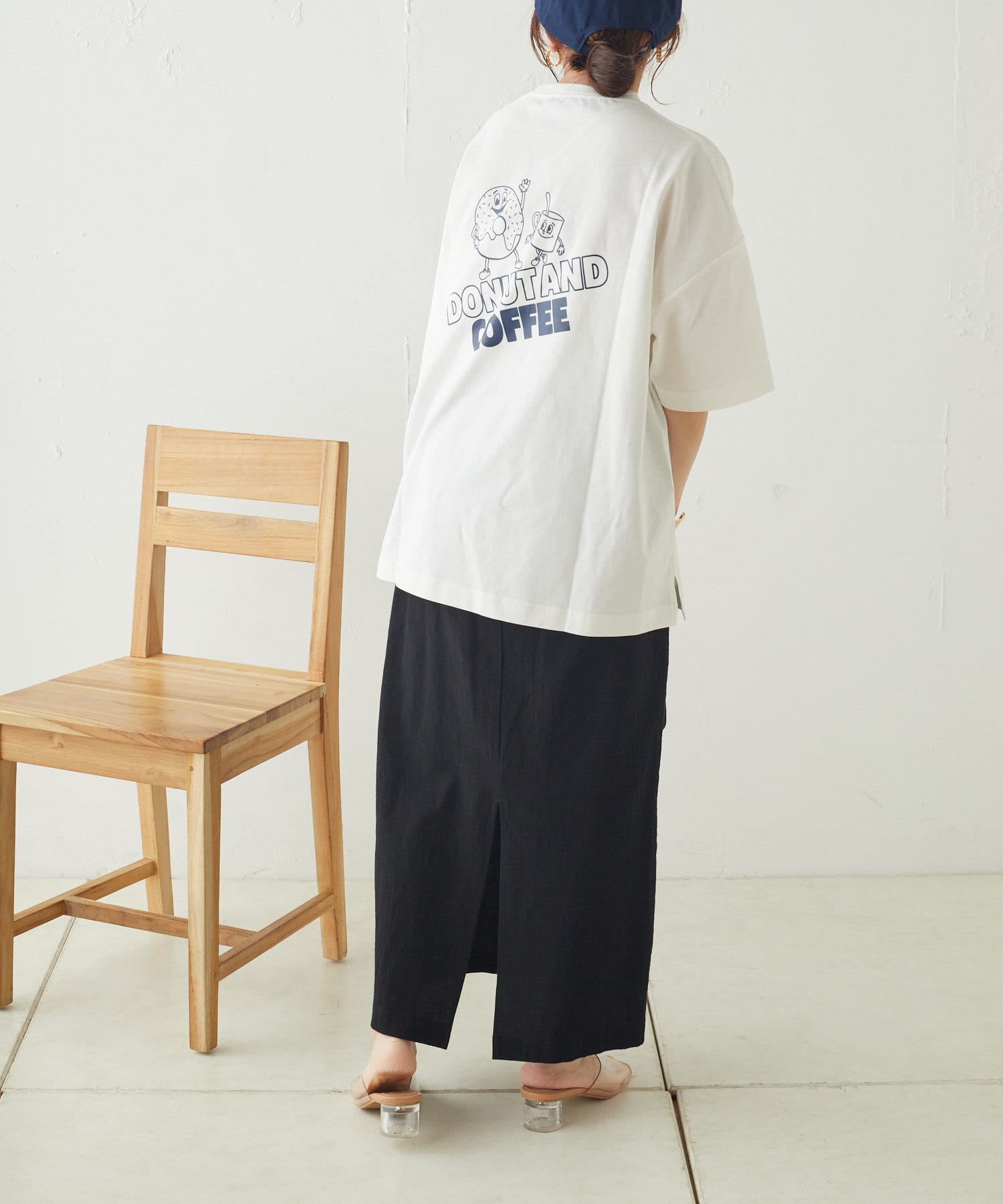 CLOTH & CROSS【COFFEE】 ロゴTシャツ （オリーブ） CLOTH & CROSS【COFFEE】 ロゴTシャツ （オリーブ）（クーポン