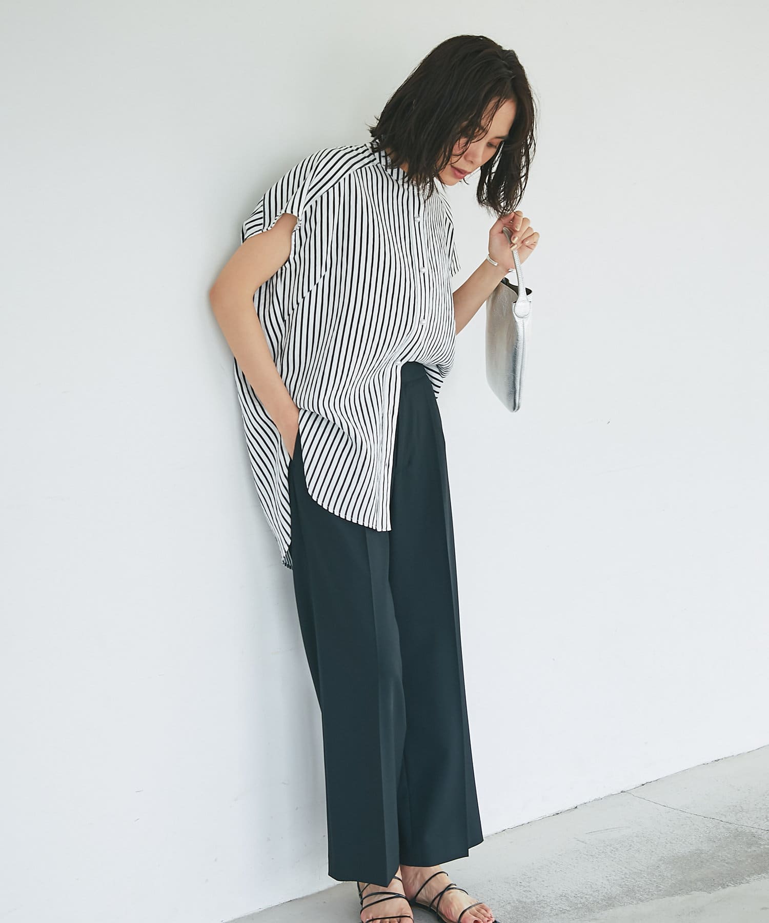 La boutique BonBon ノースリーブ チュニック 38 La boutique Bonbon タンクトップ ノースリーブ 「miki監修