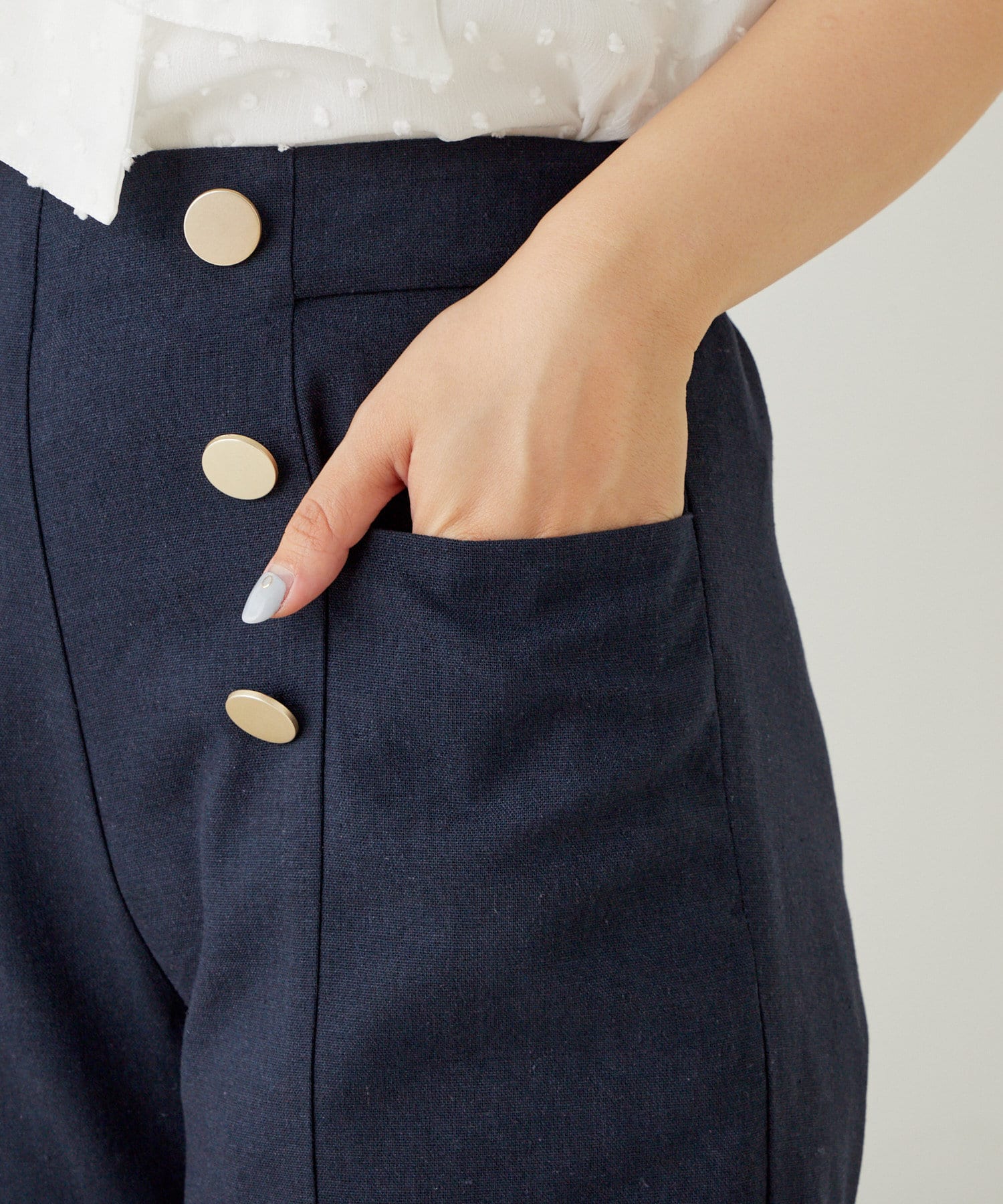 NICE CLAUP / OLIVE des OLIVE OUTLET(ナイスクラップ  / オリーブ デ オリーブ アウトレット) 【マリンパンツ】カジュアルスタイルのアップデート