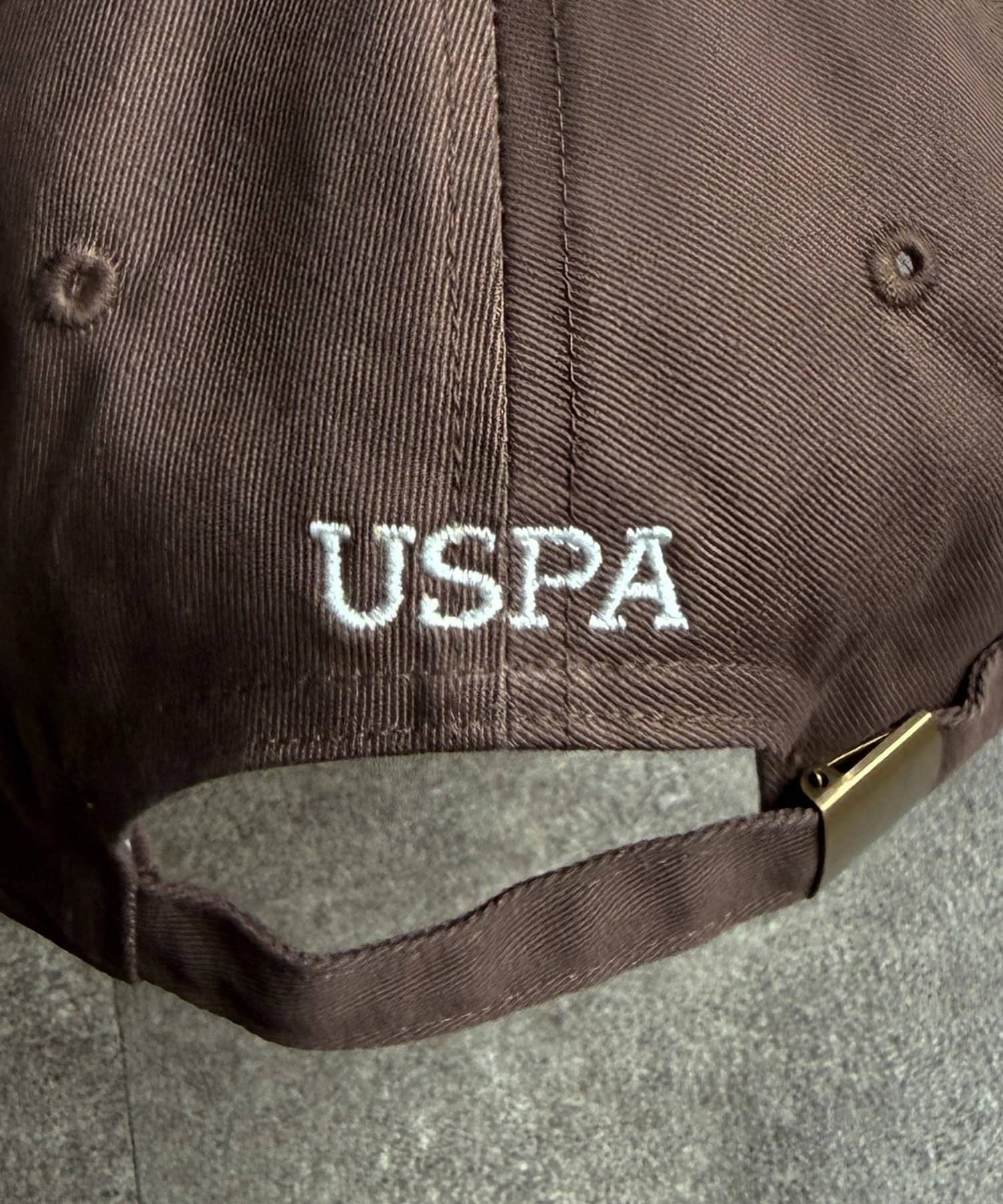 CPCM(シーピーシーエム) 【U.S. POLO ASSN.】 1ポイント刺繍ツイルキャップ