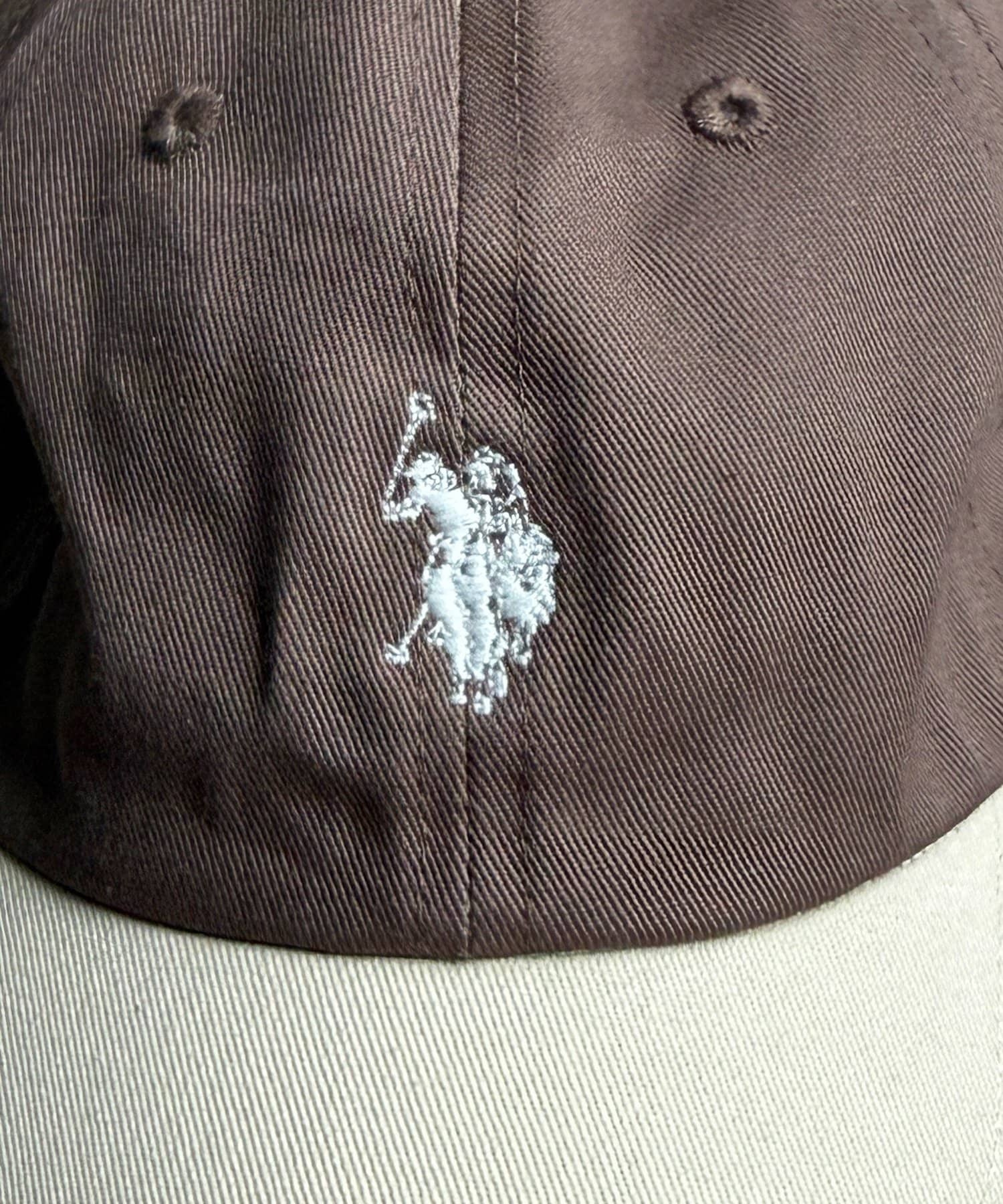 CPCM(シーピーシーエム) 【U.S. POLO ASSN.】 1ポイント刺繍ツイルキャップ