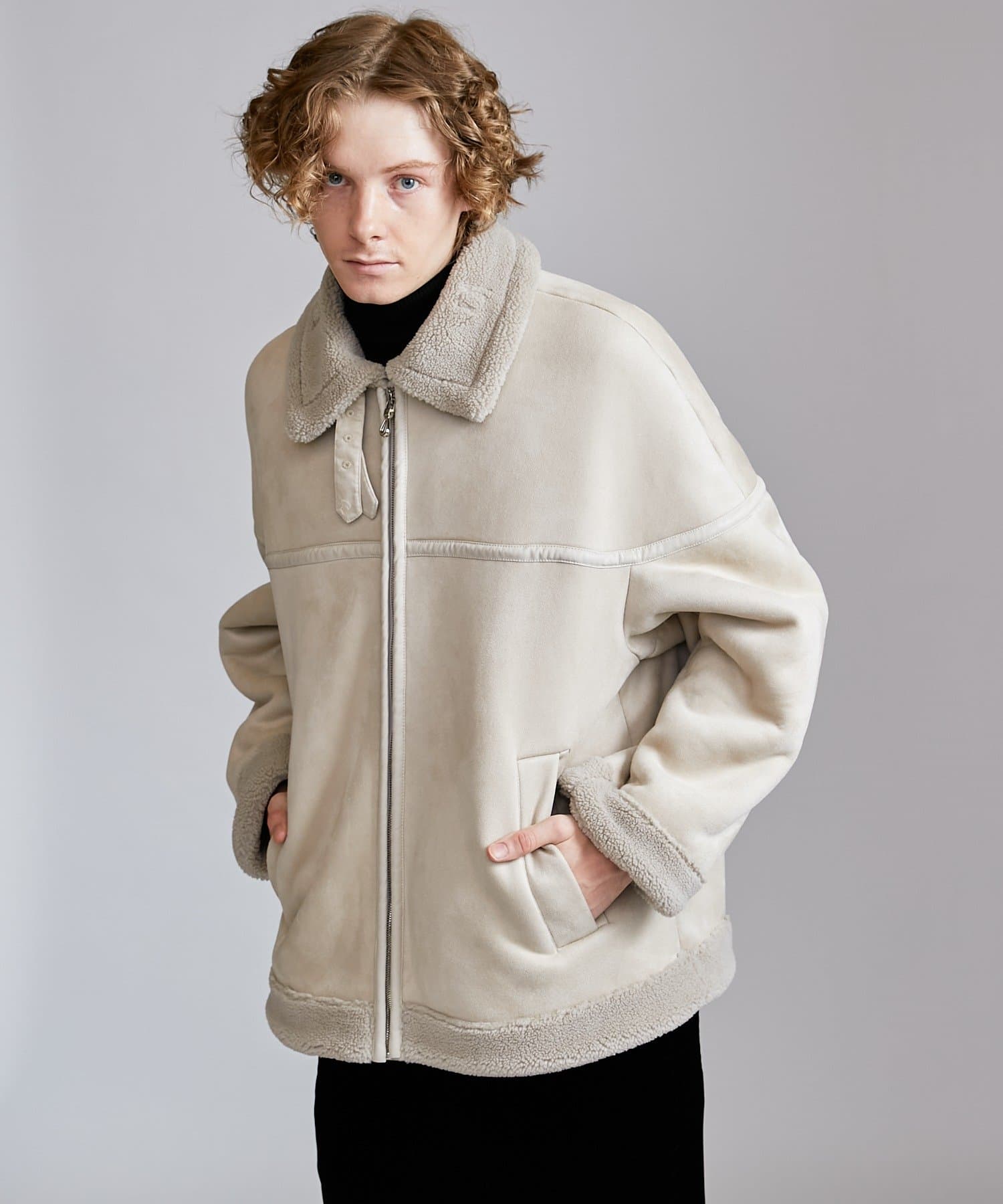 フェイクムートンブルゾン Lui S ルイス メンズ Pal Closet パルクローゼット パルグループ公式ファッション通販サイト