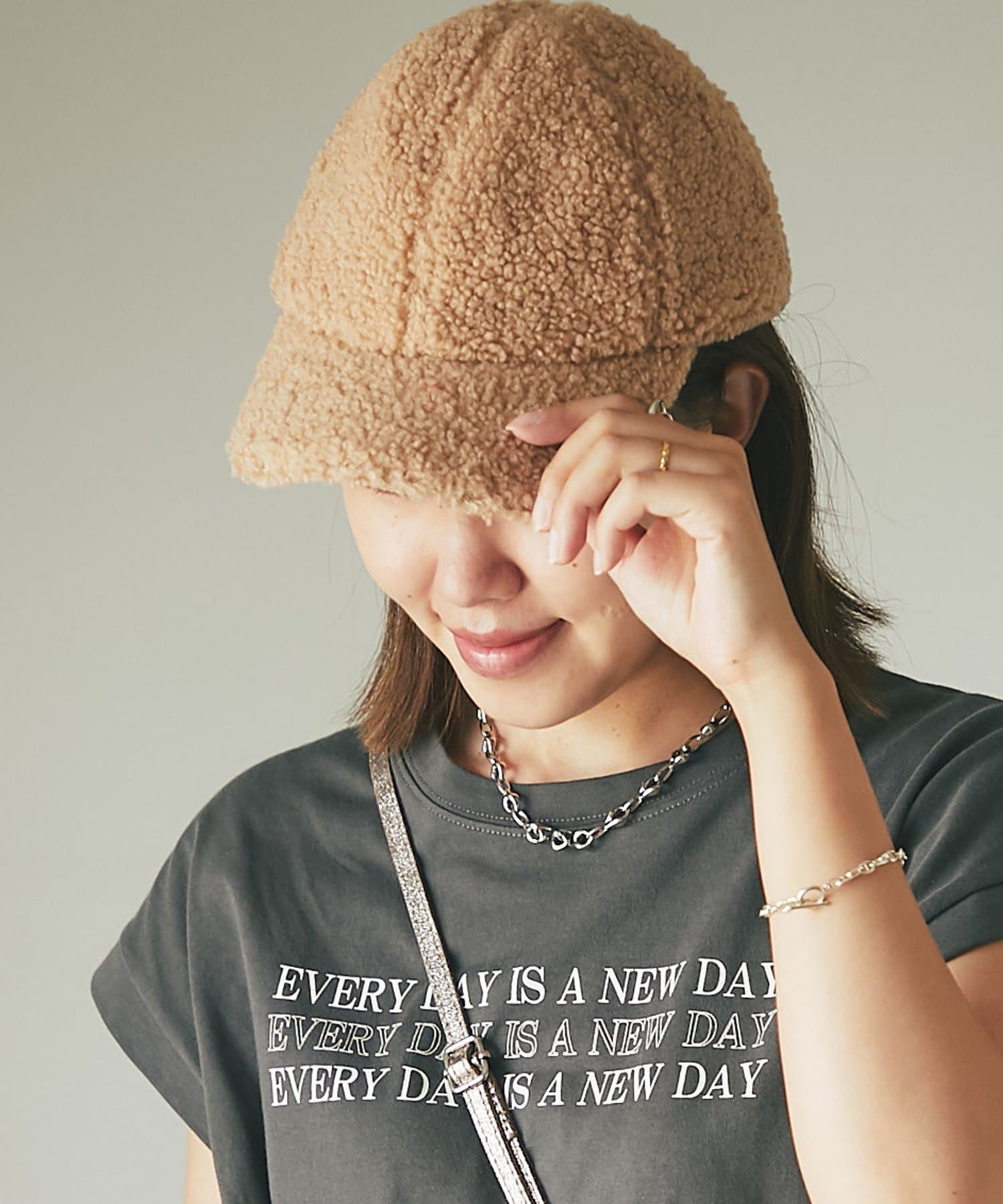 un dix cors(アンディコール) 【トレンドアイテム】ボアキャップ