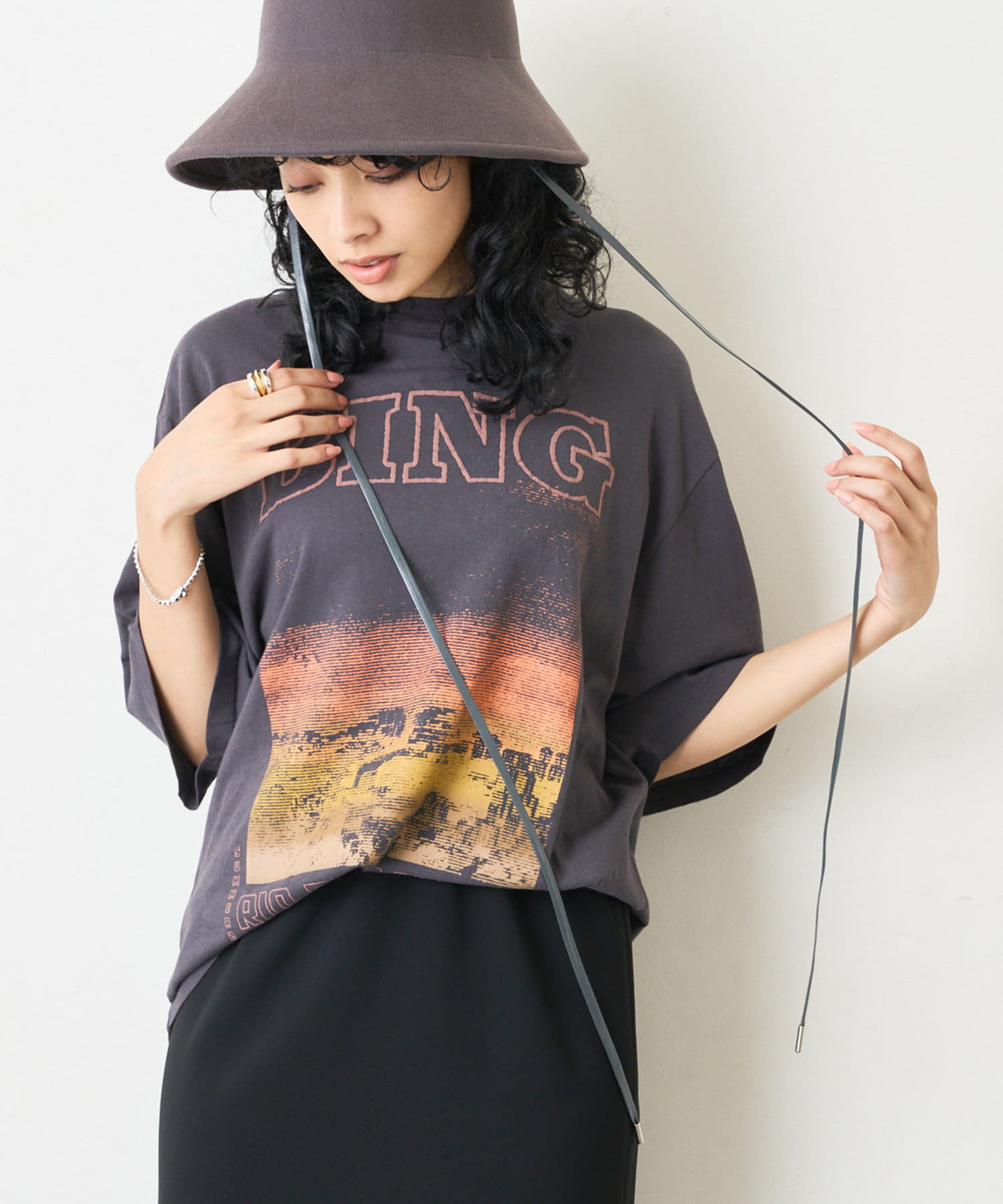 ANINE BING】CADEN Tシャツ | Whim Gazette(ウィム ガゼット