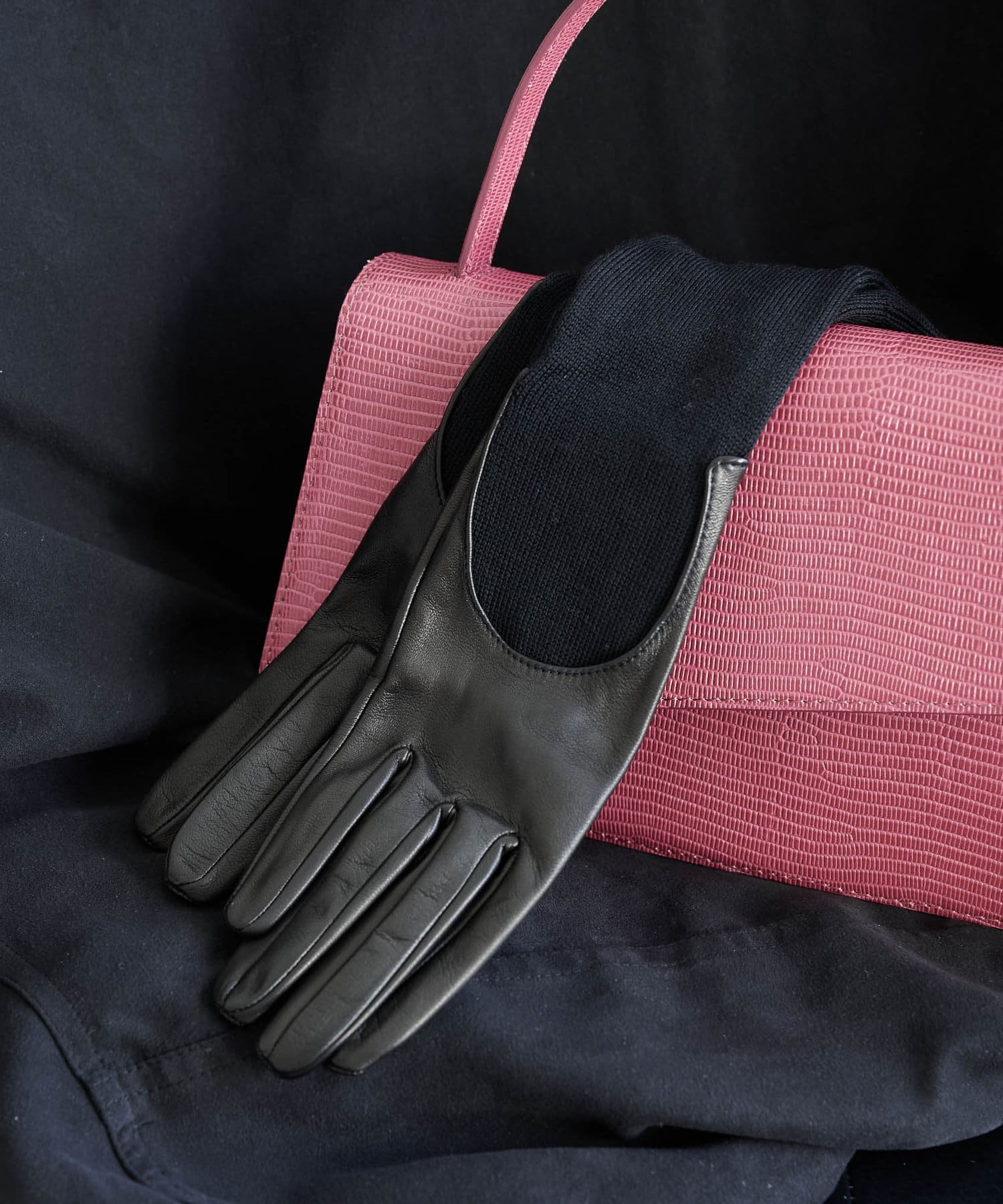 GALA GLOVES】レザーニットグローブ | Whim Gazette(ウィム ガゼット ...