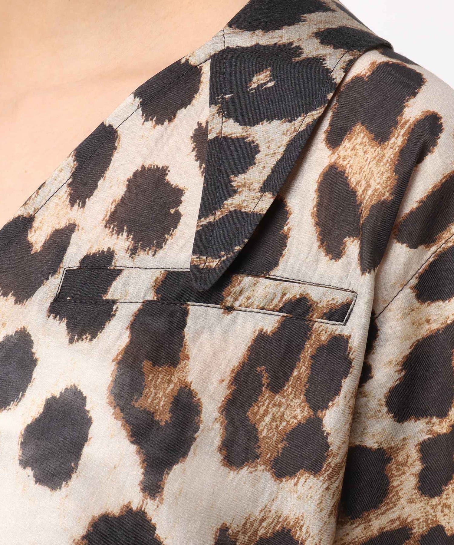 Whim Gazette(ウィム ガゼット) 【GANNI】レオパードシャツ