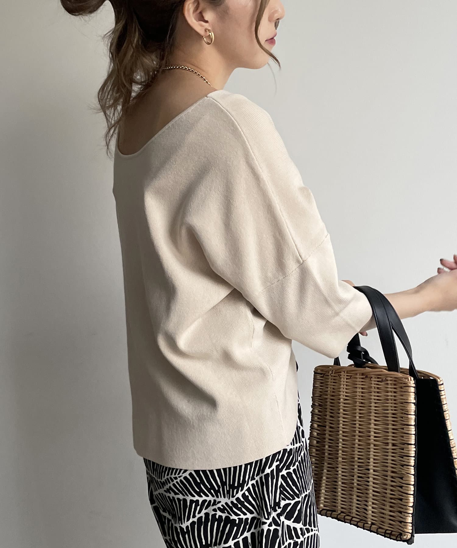 2WAY半袖クロスニット | Thevon.(ゼヴォン)レディース | PAL CLOSET